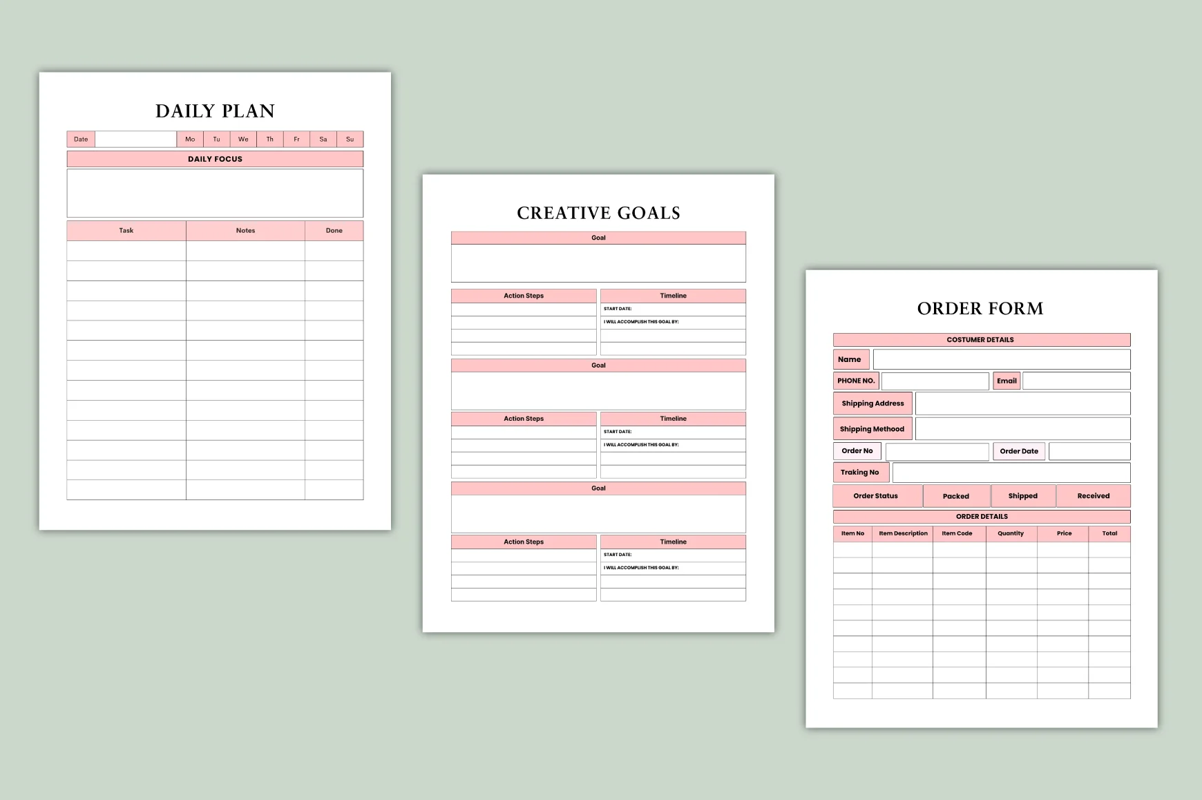 Creative Hustle Planner - Image 3