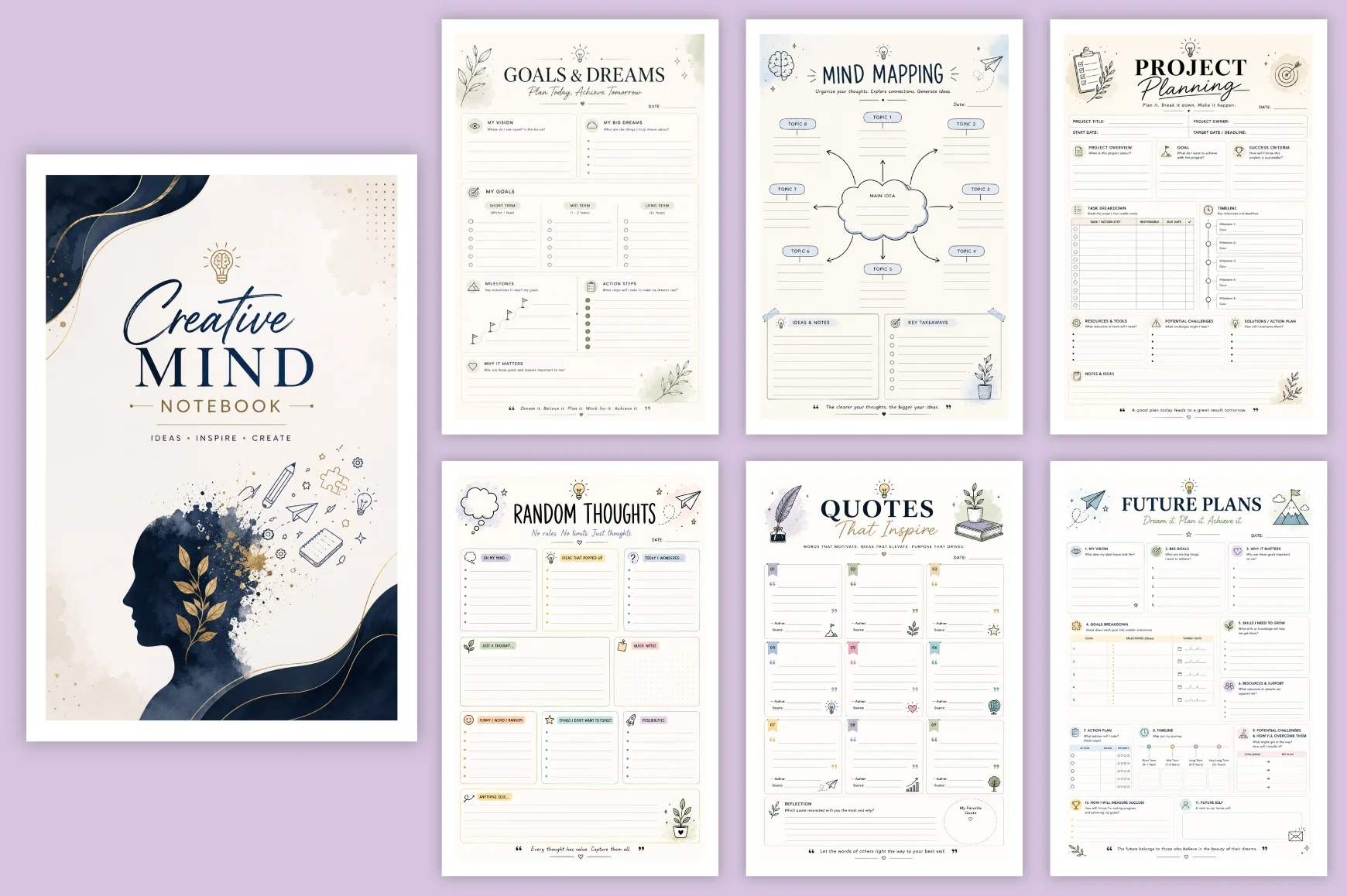Creative Mind Notebook Book - Image 5