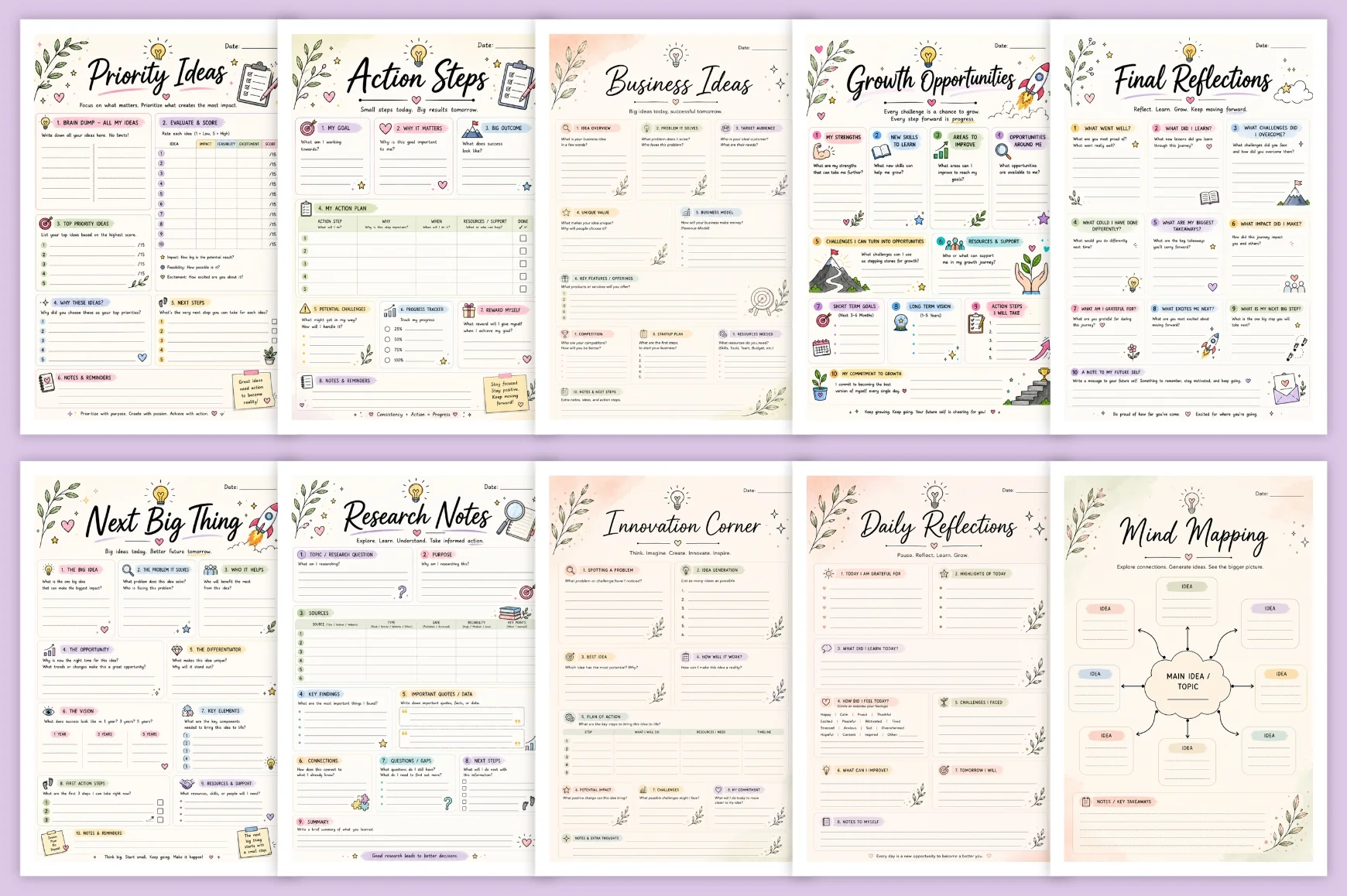 Creative Thoughts Ideas Journal - Image 3