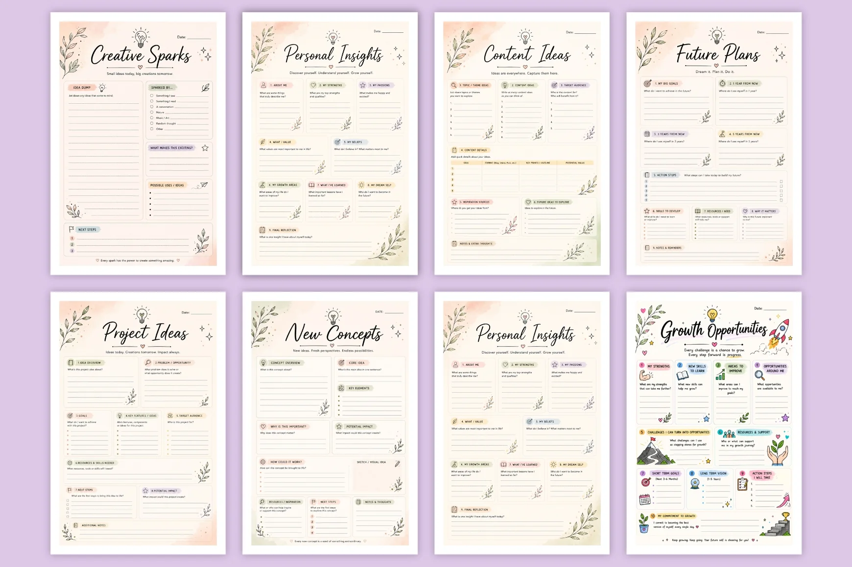 Creative Thoughts Ideas Journal - Image 4