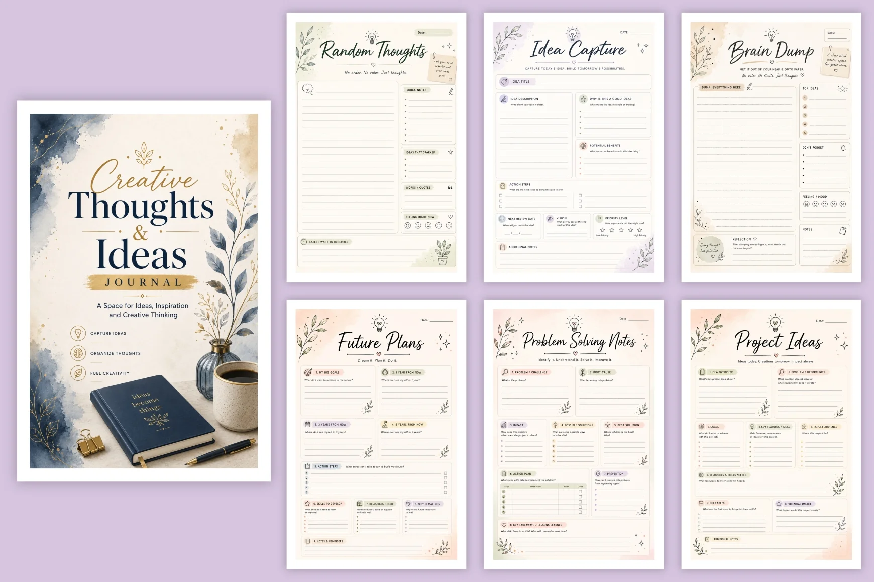 Creative Thoughts Ideas Journal - Image 5