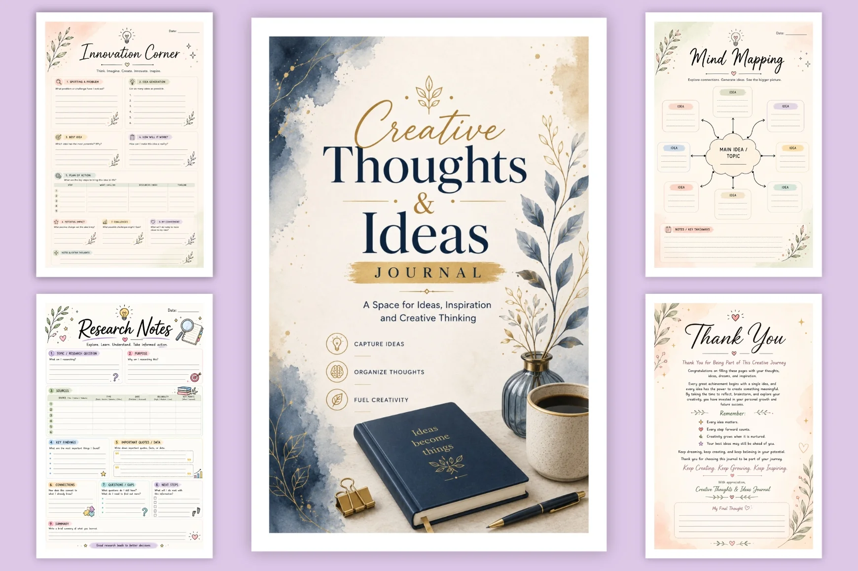 Creative Thoughts Ideas Journal - Image 6