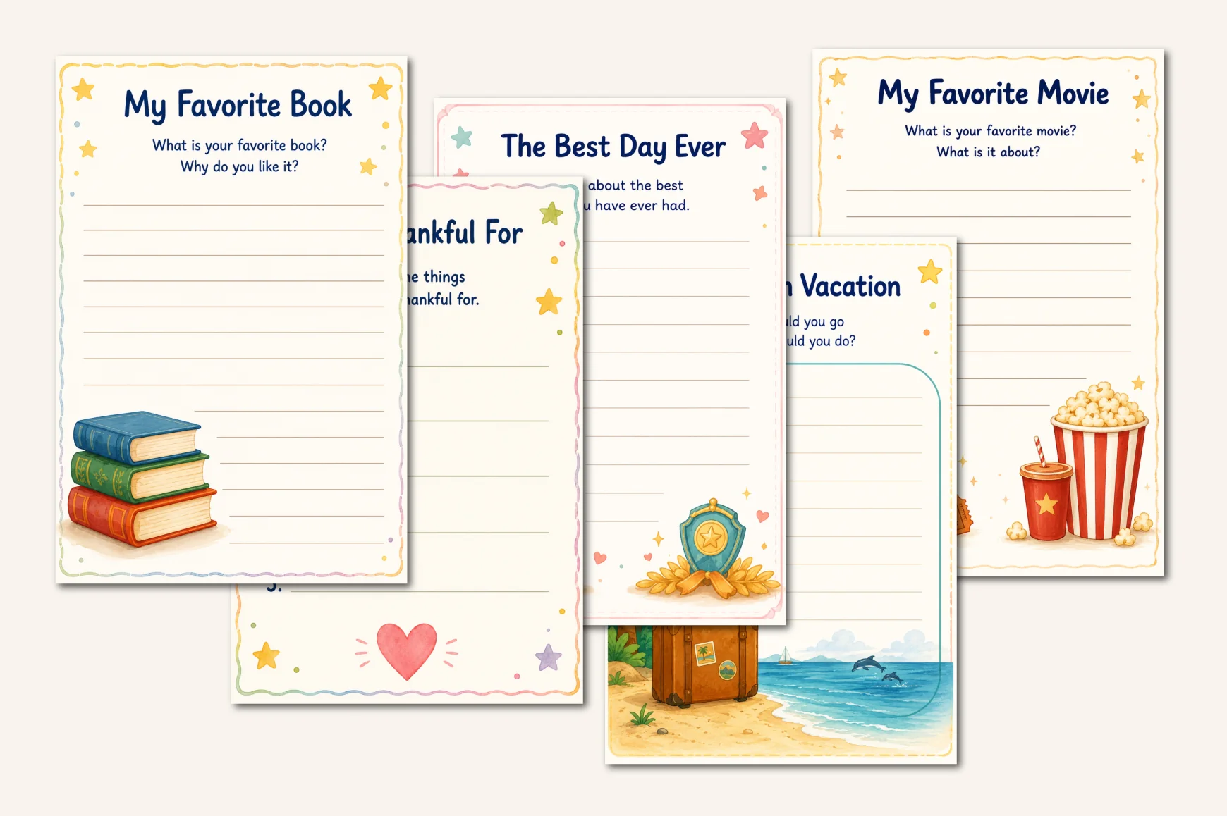 Creative Writing For Kids Journal - Image 4