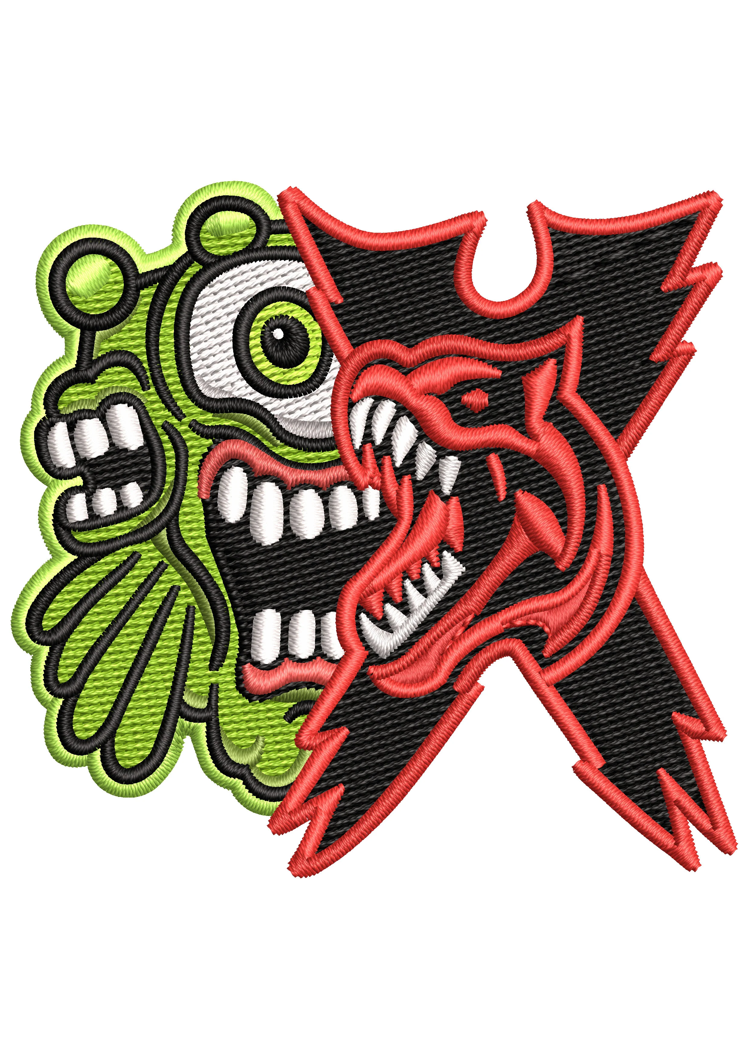 Creature Embroidery Design