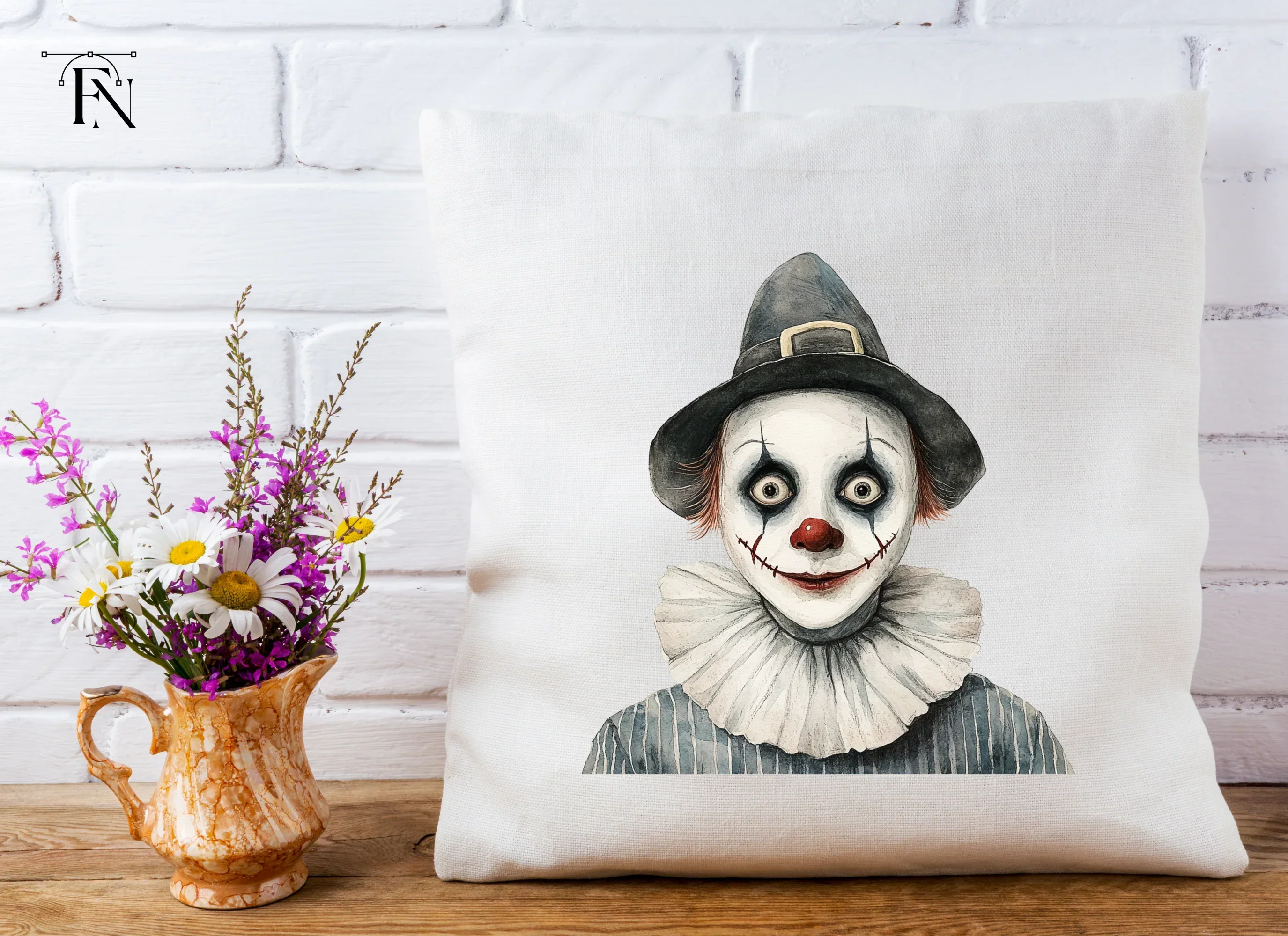 Creepy Clown Clipart Bundle - Image 5