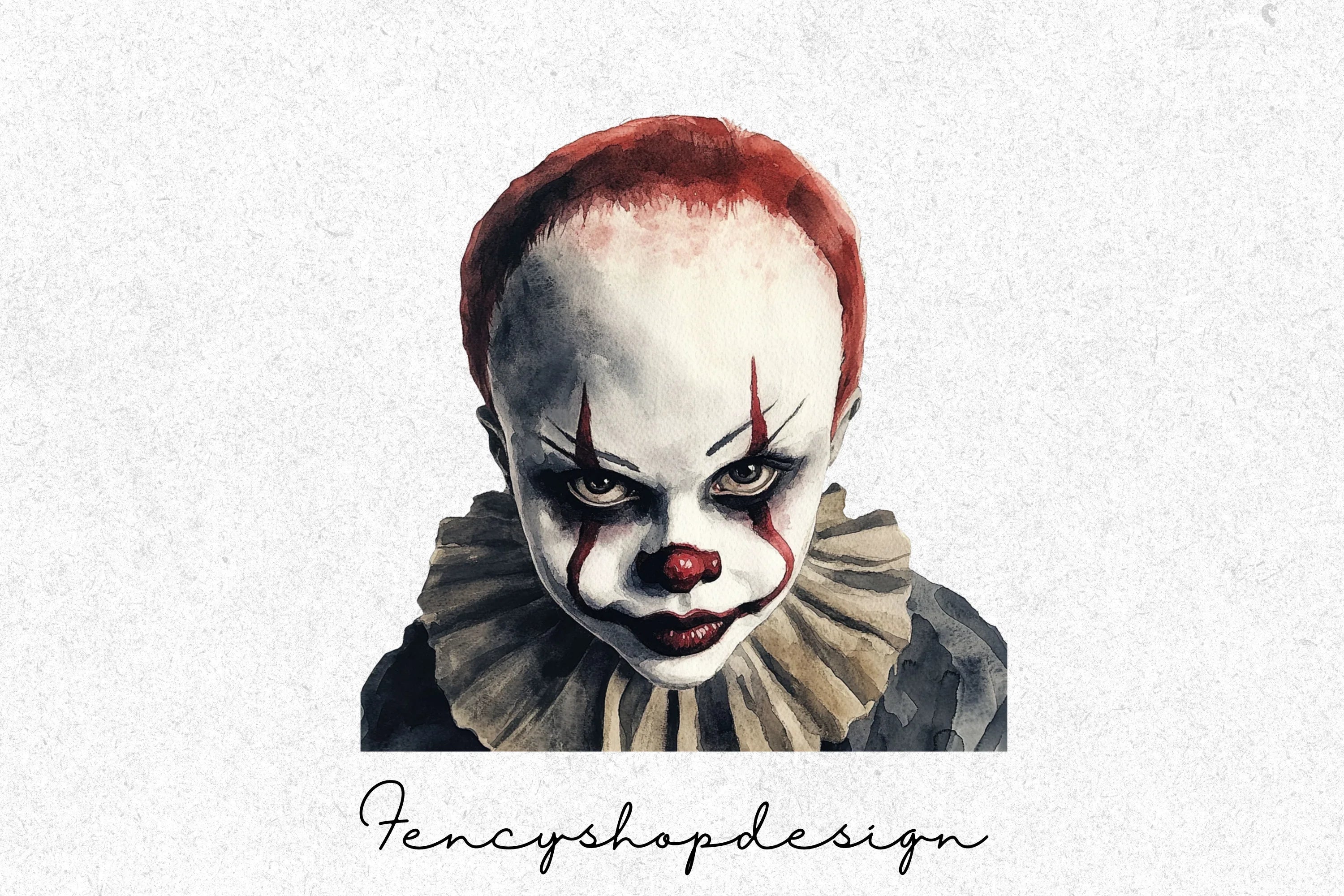 Creepy Clown Clipart Bundle - Image 2