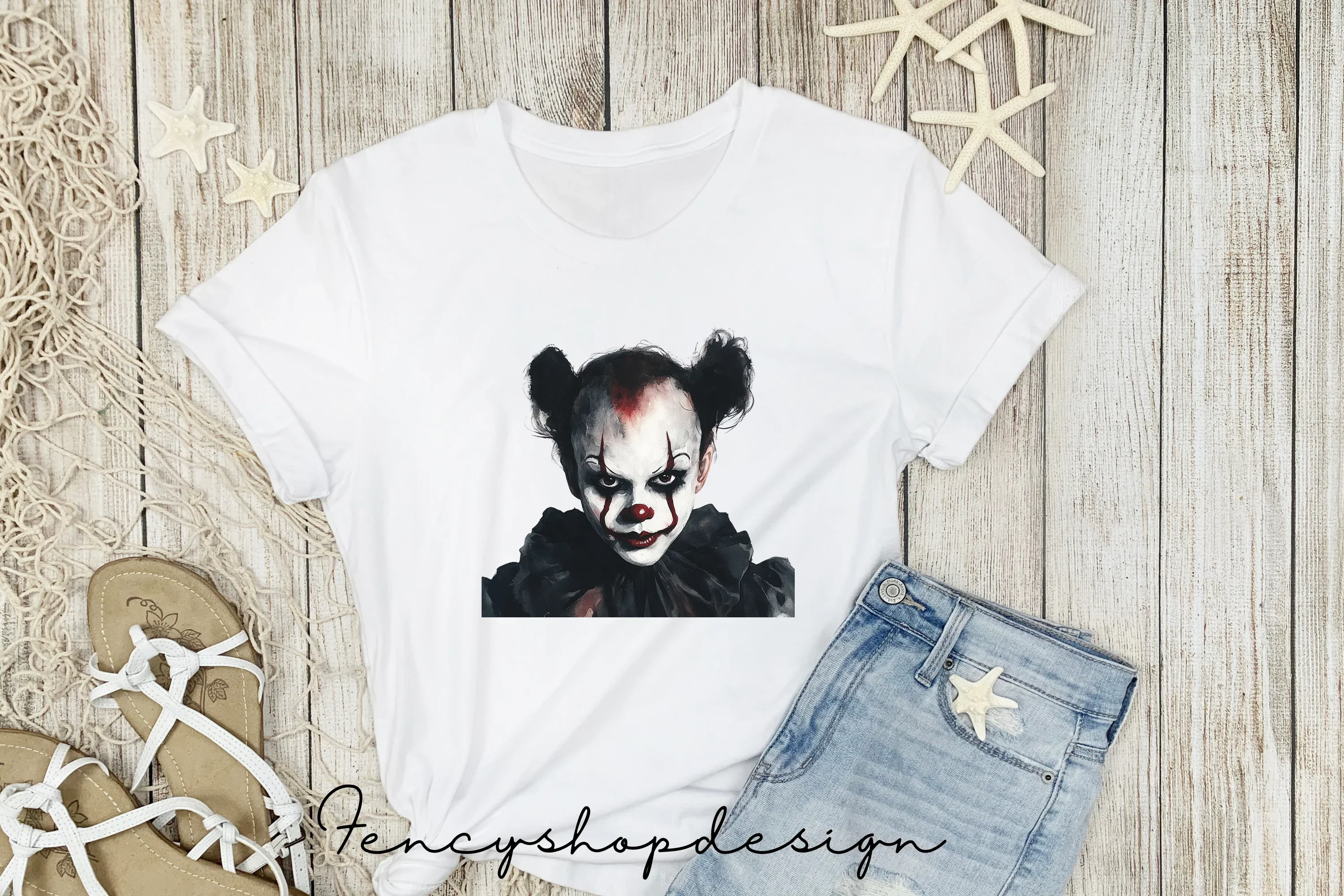Creepy Clown Clipart Bundle - Image 4