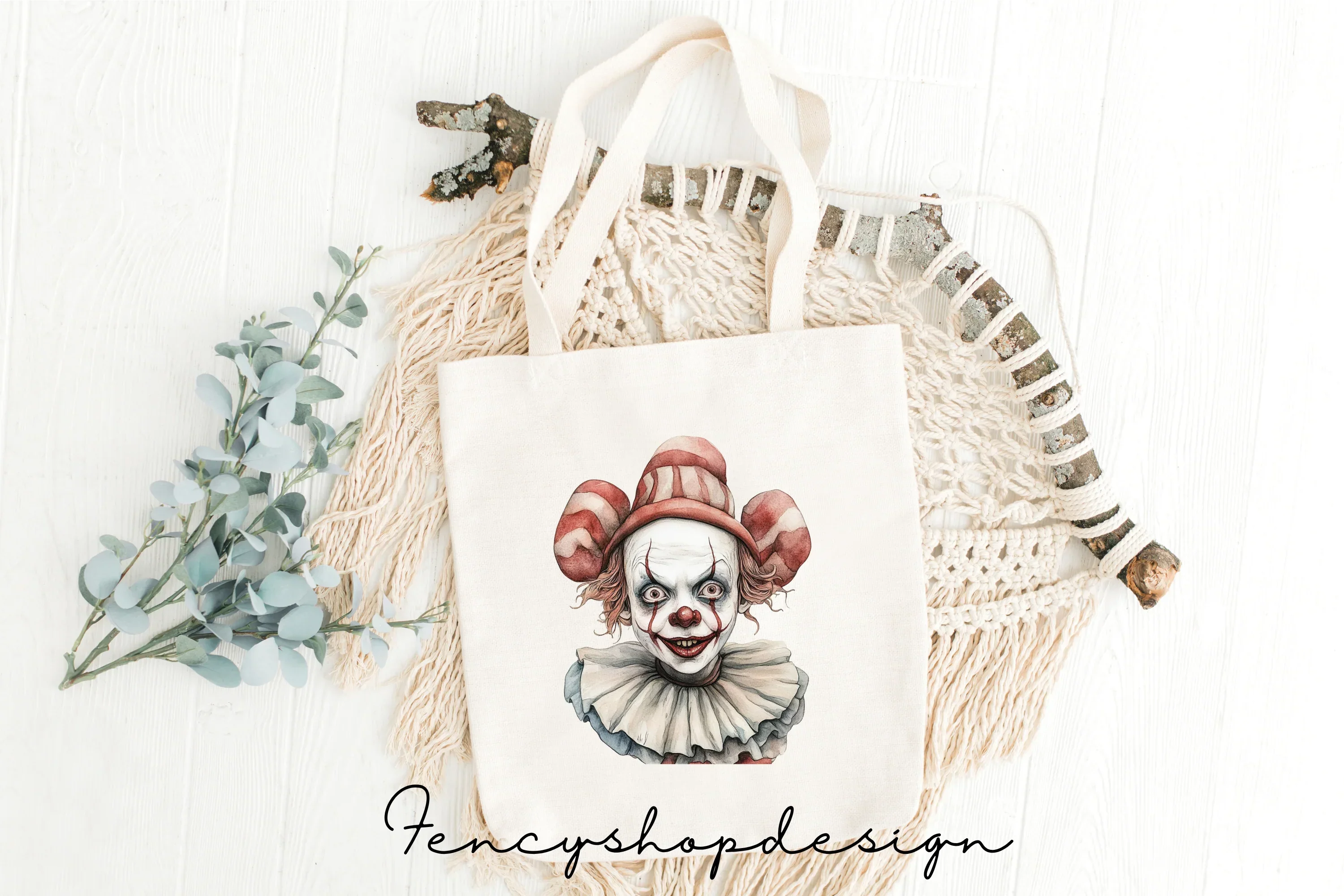 Creepy Clown Clipart Bundle - Image 7