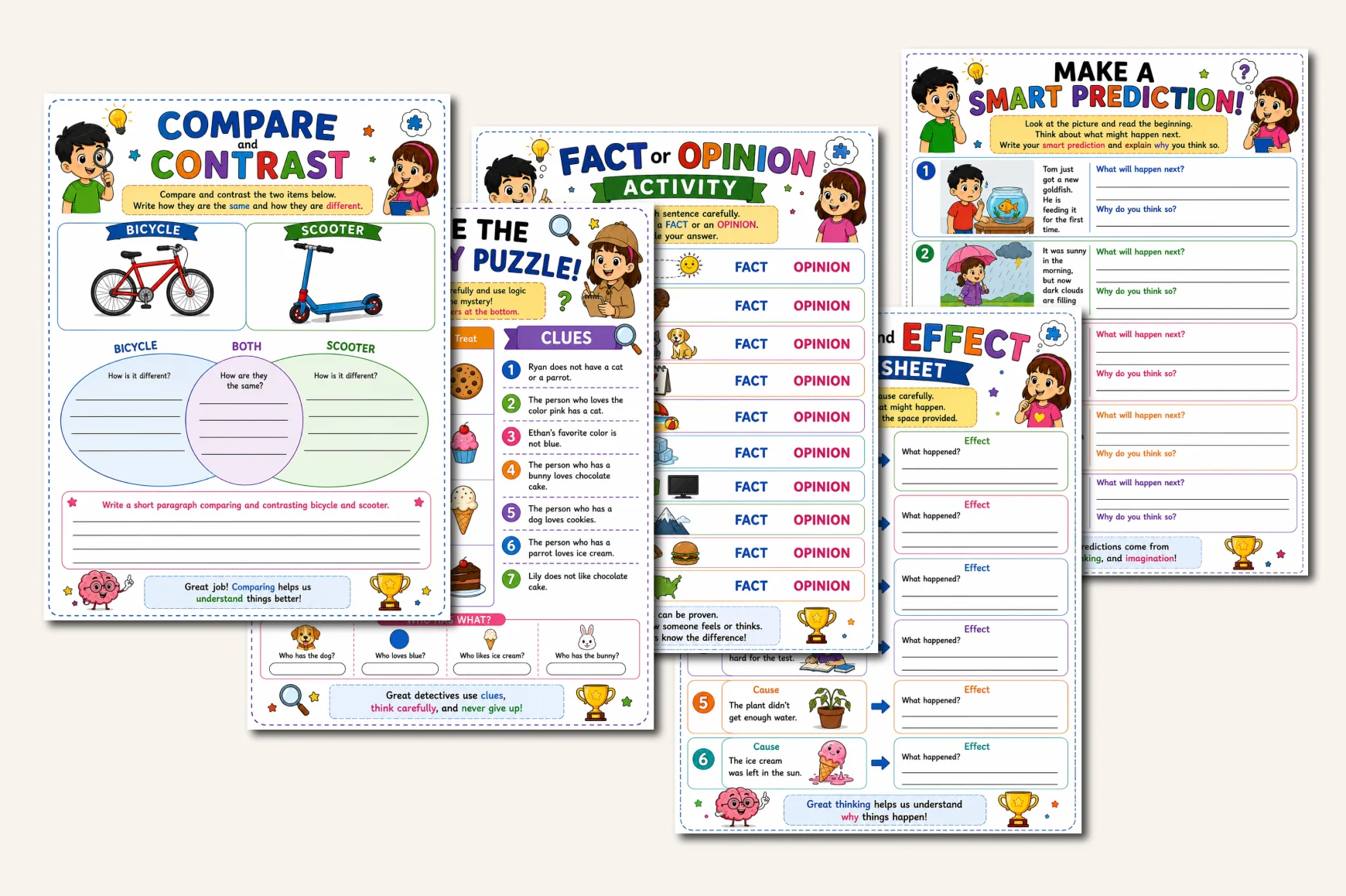 Critical Thinking For Kids Workbook - Image 3