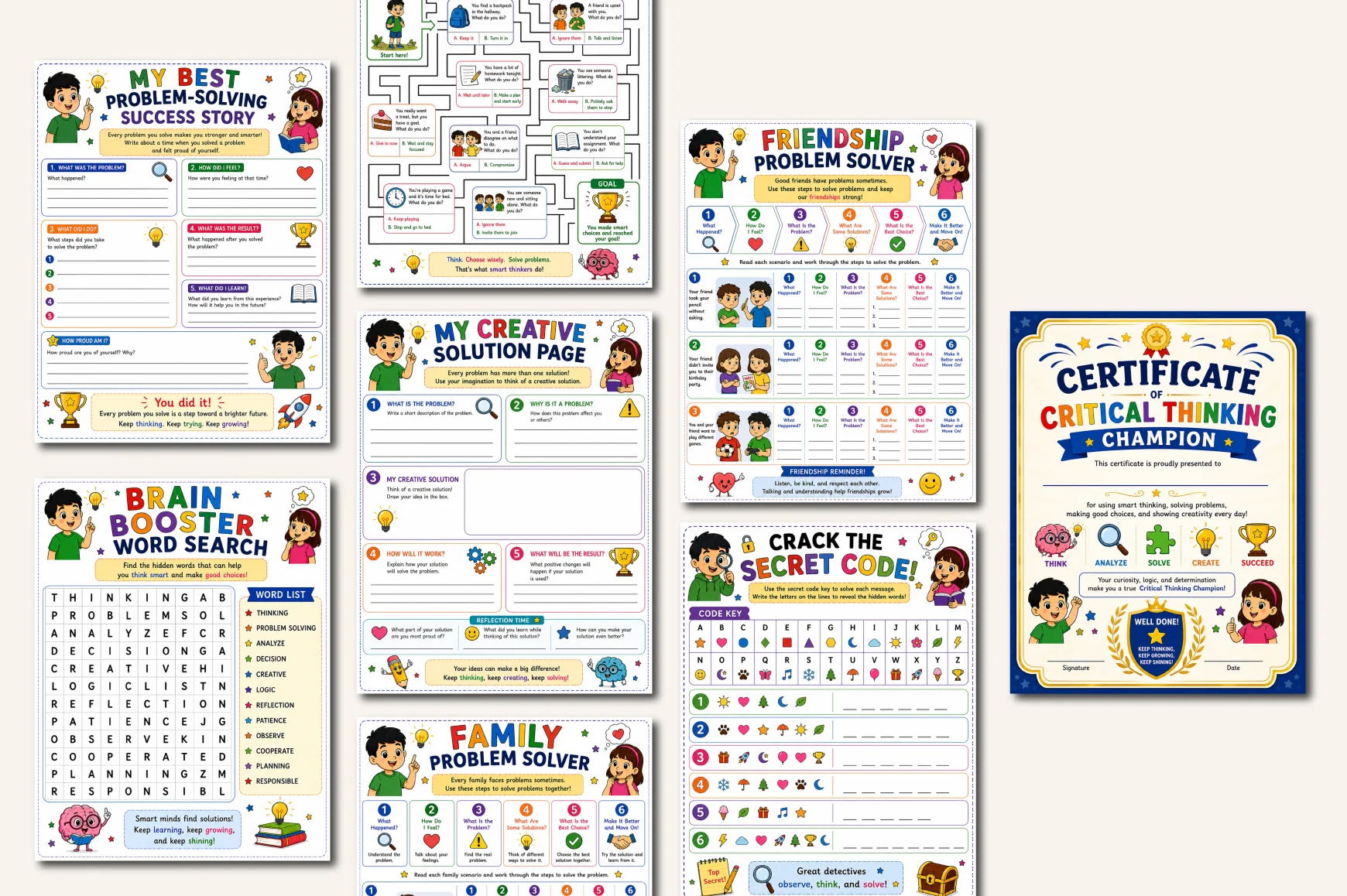 Critical Thinking For Kids Workbook - Image 4