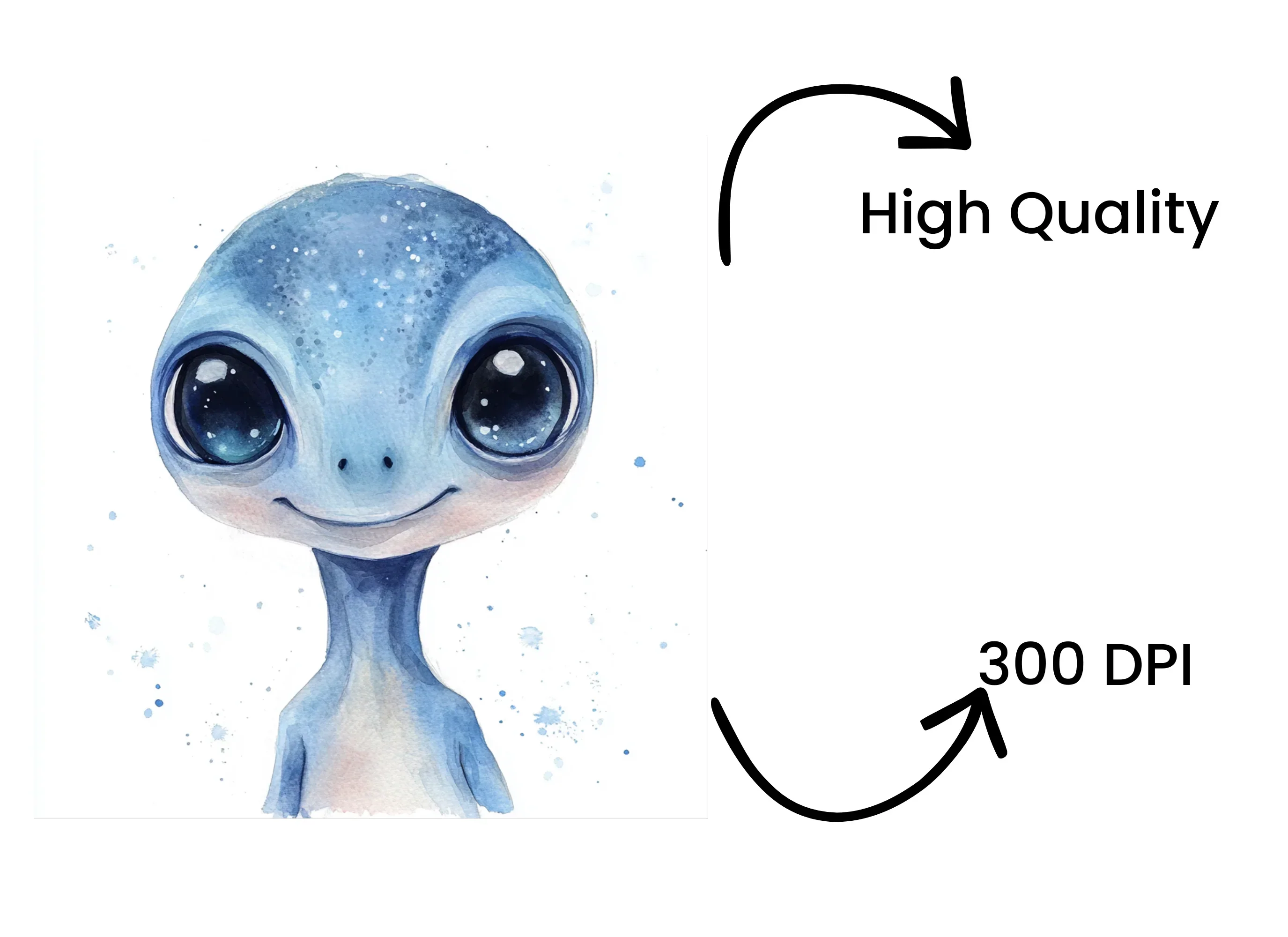 Cute Alien Clipart Bundle - Image 4