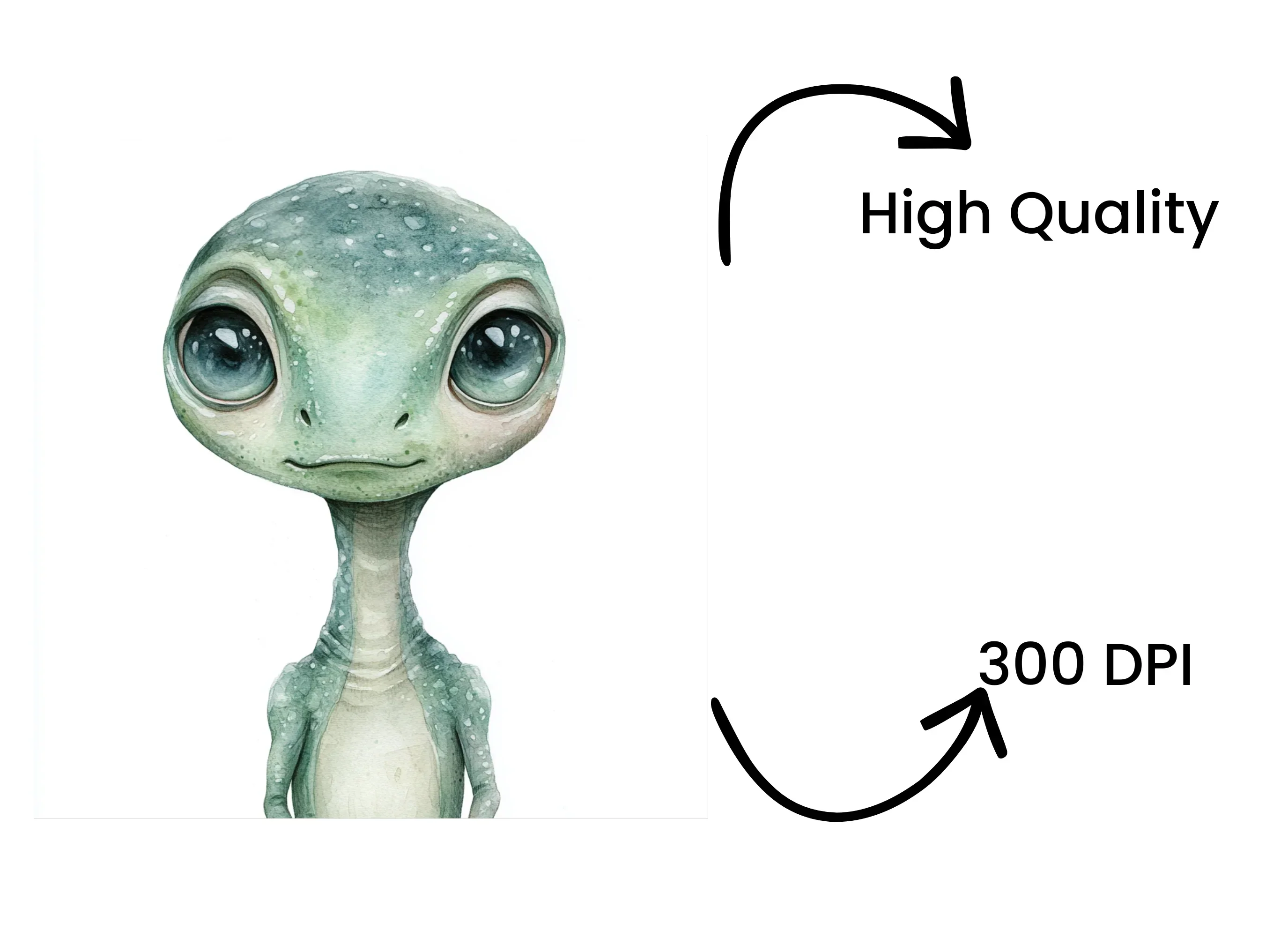 Cute Alien Clipart Bundle - Image 4