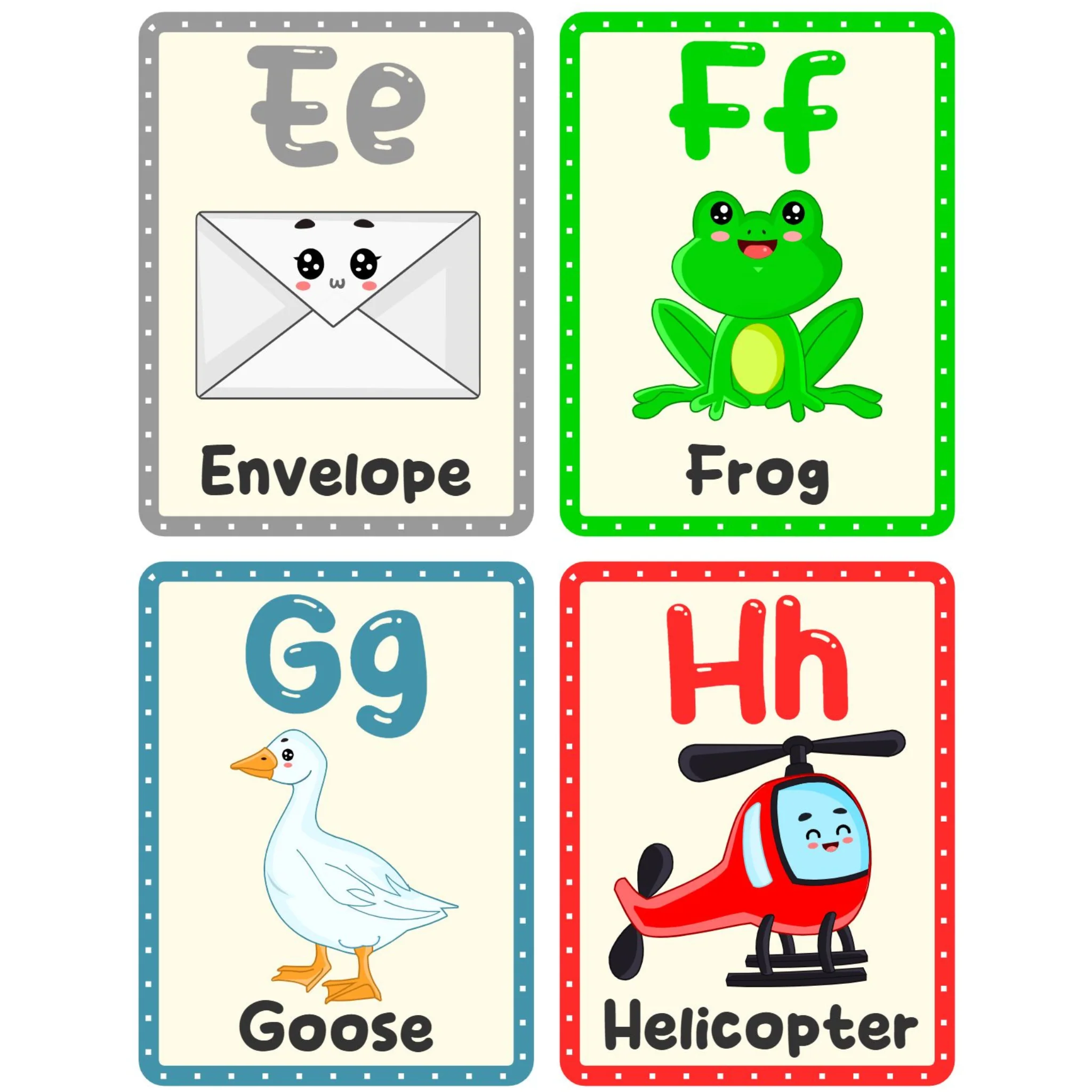 Cute Alphabet Flashcards for Kids - Image 2