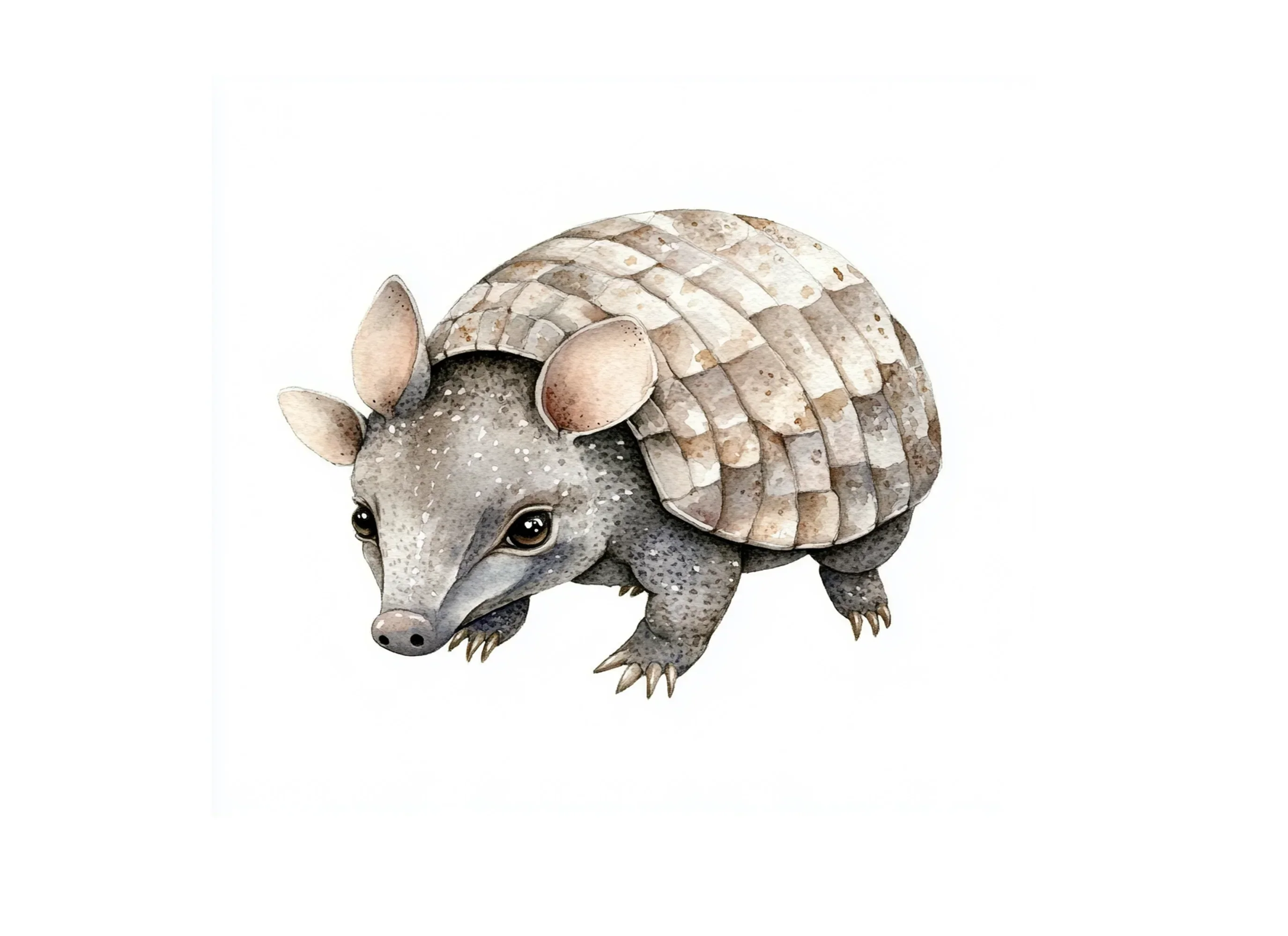 Cute Armadillo Clipart Bundle - Image 3