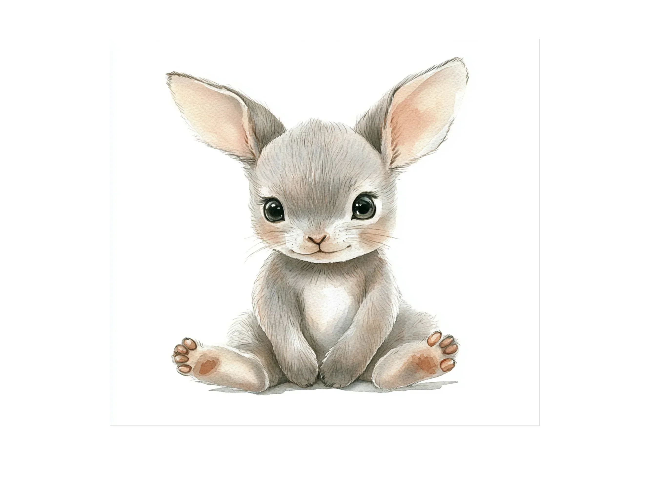 Cute Baby Bunny Clipart Bundle - Image 2