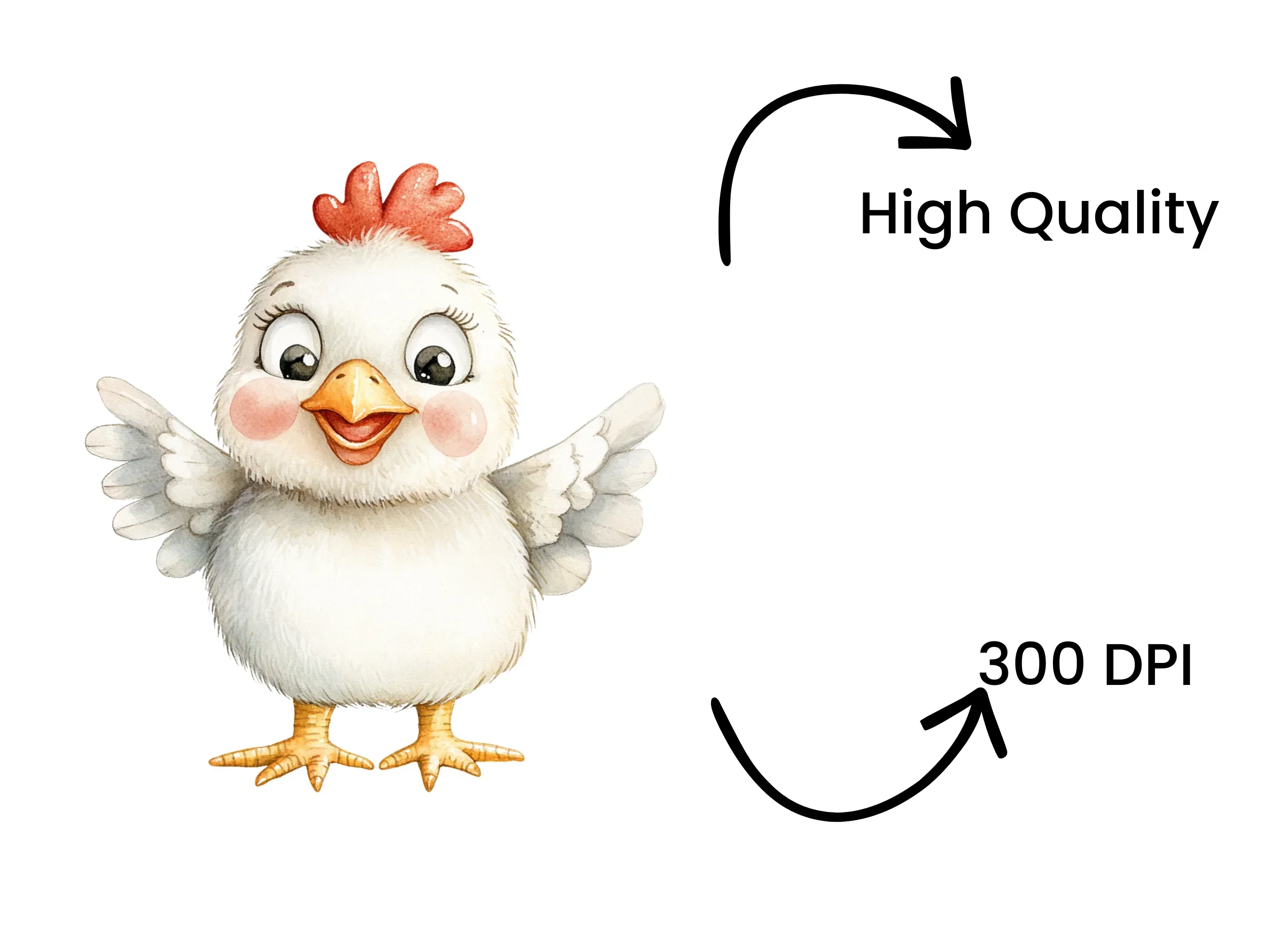 Cute Baby Chickens Clipart Bundle - Image 4