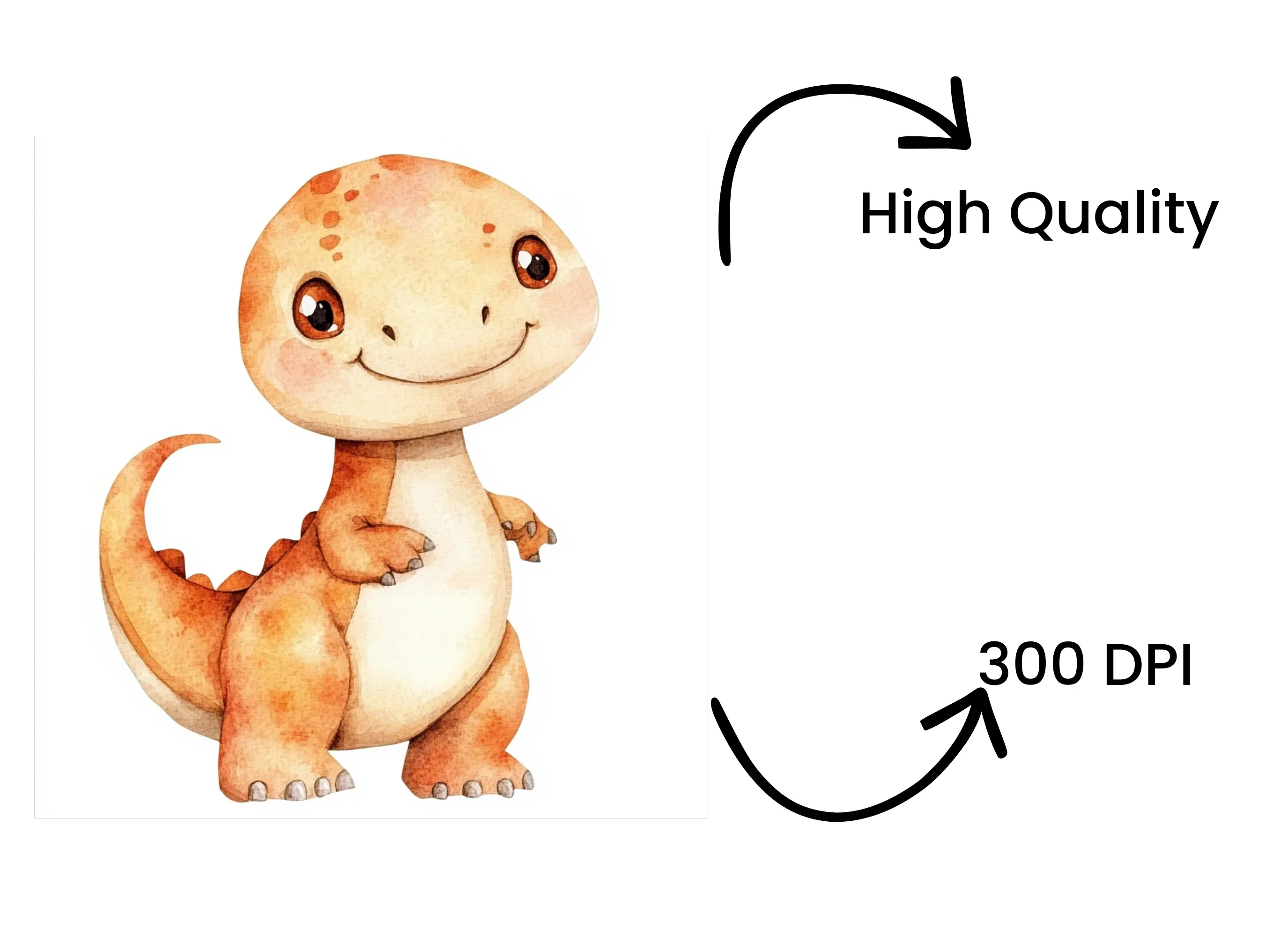 Cute Baby Dinosaur Clipart Bundle - Image 4
