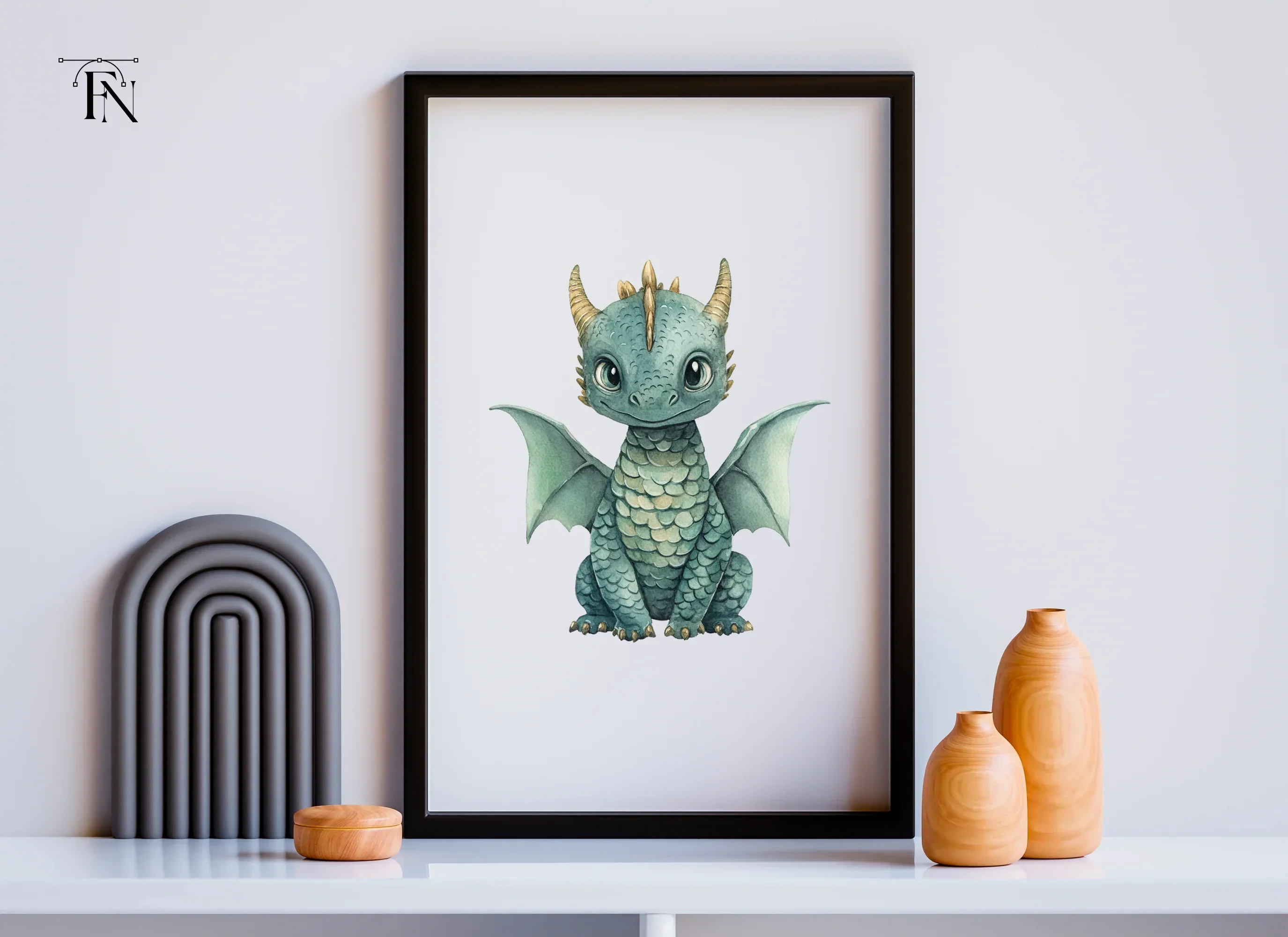 Cute Baby Dragon Clipart Bundle - Image 5