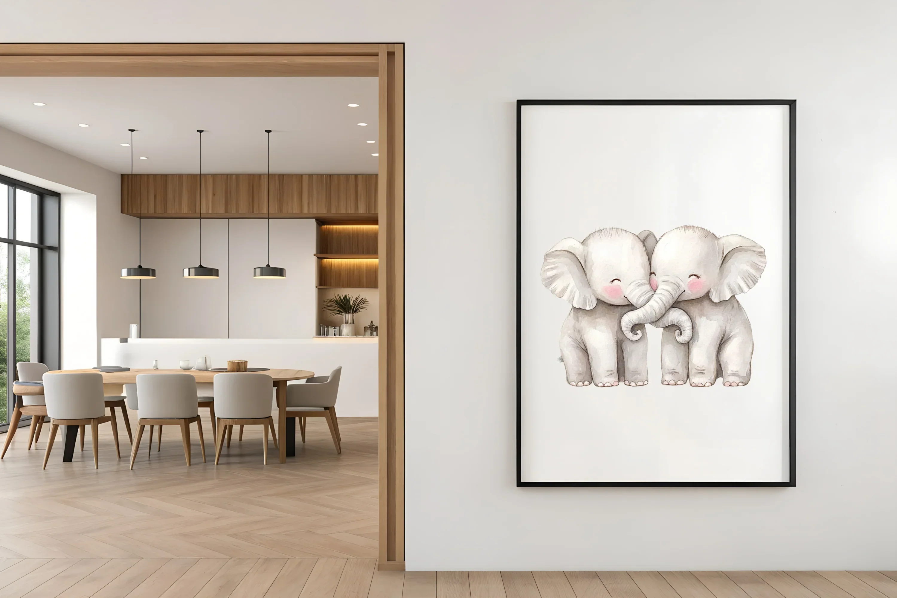 Cute Baby Elephant Clipart Bundle - Image 4