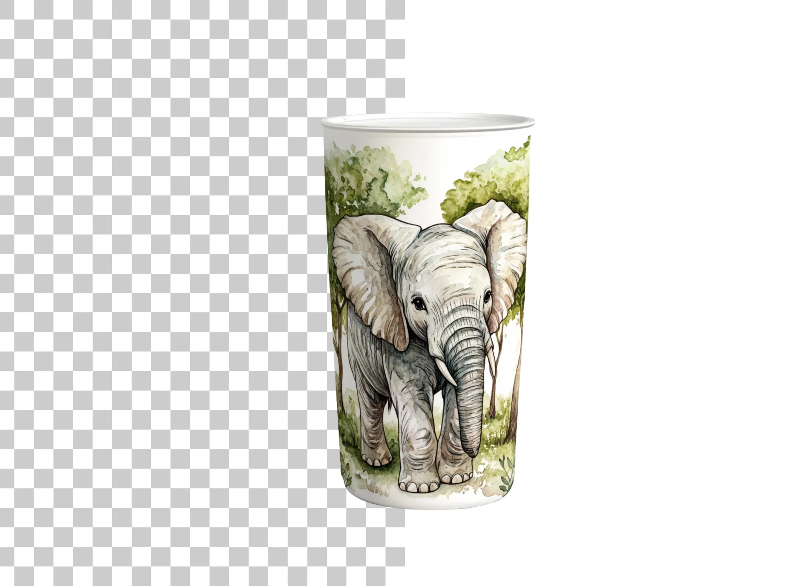 Cute Baby Elephant Clipart Bundle - Image 6