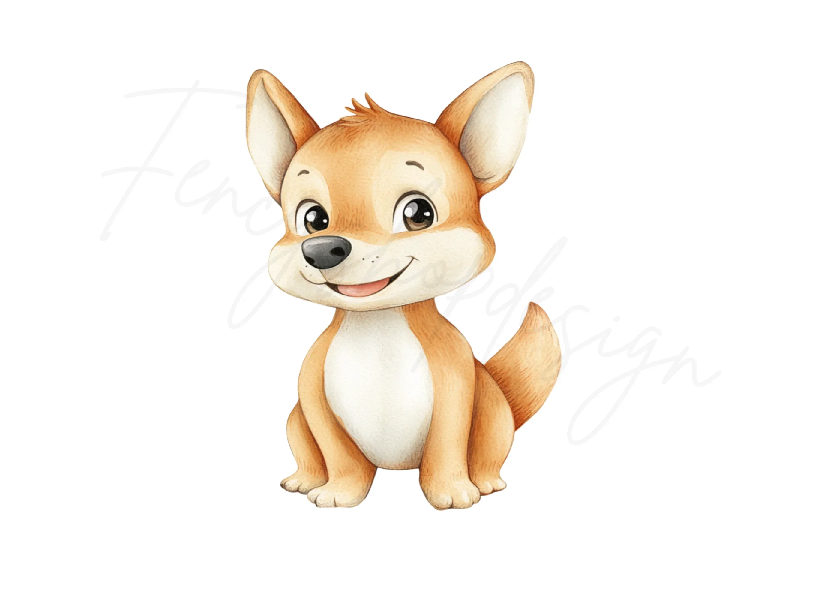 Cute Baby Fox Clipart Bundle - Image 2