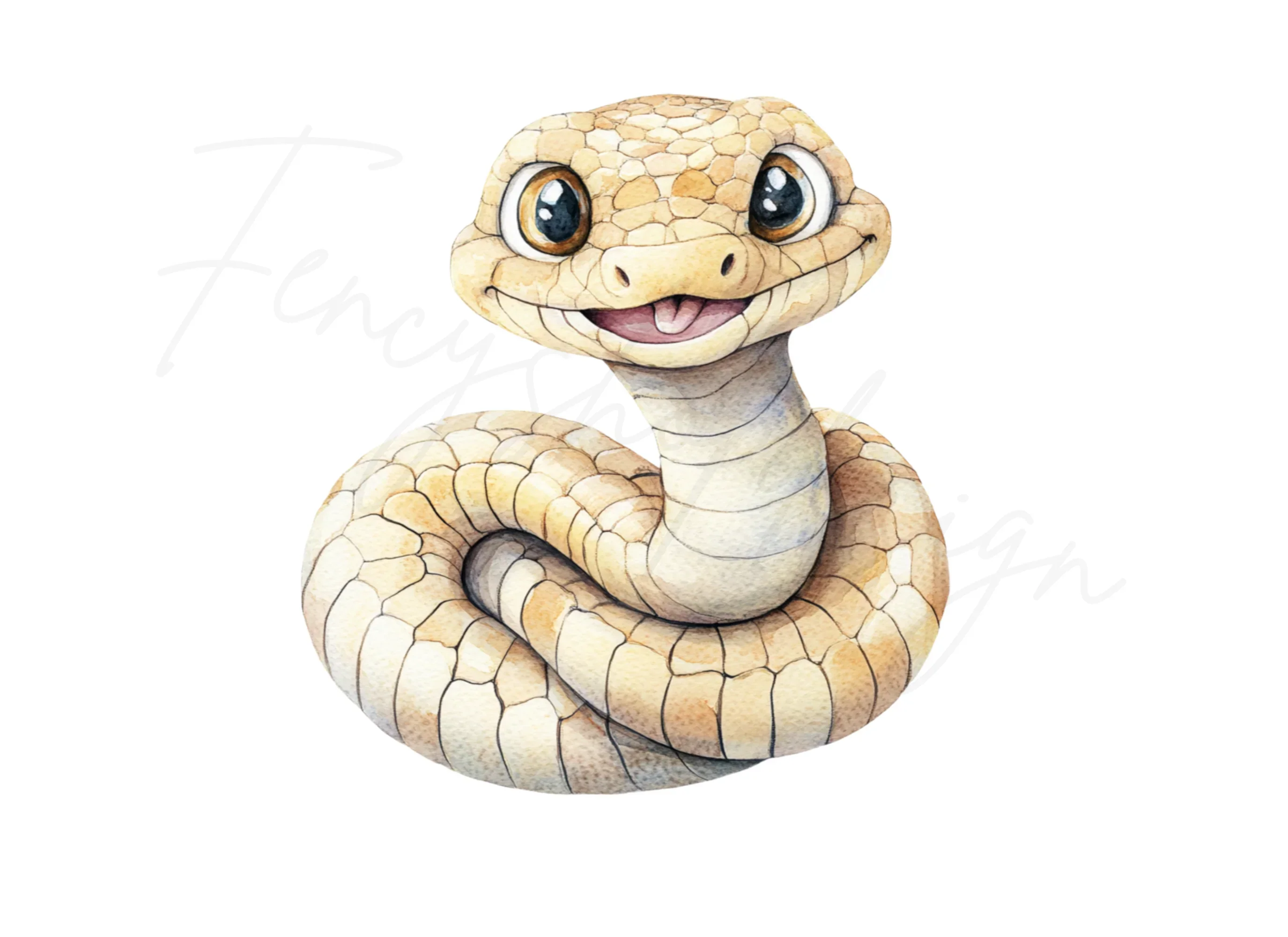 Cute Baby Snake Clipart Bundle - Image 2