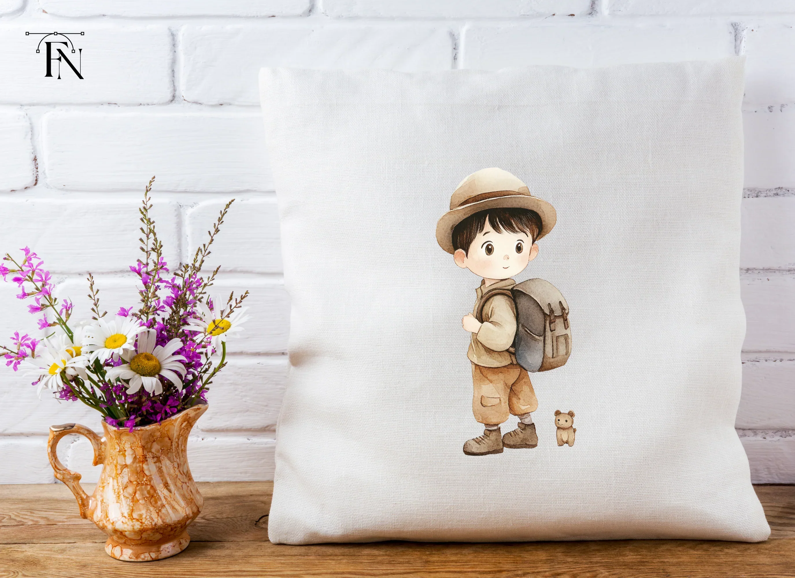 Cute Boy Explorer Clipart Bundle - Image 5
