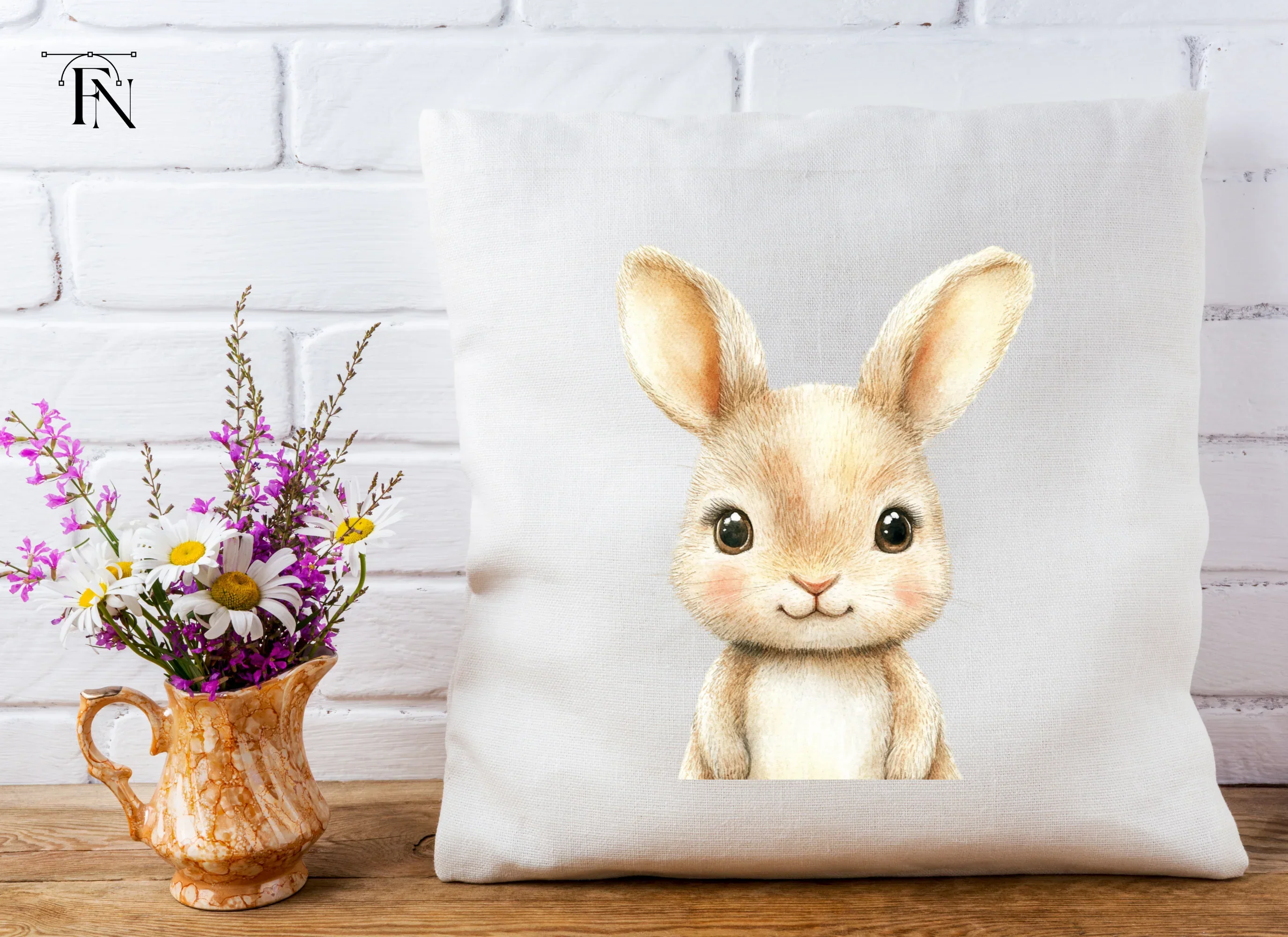 Cute Bunny Clipart Bundle - Image 5