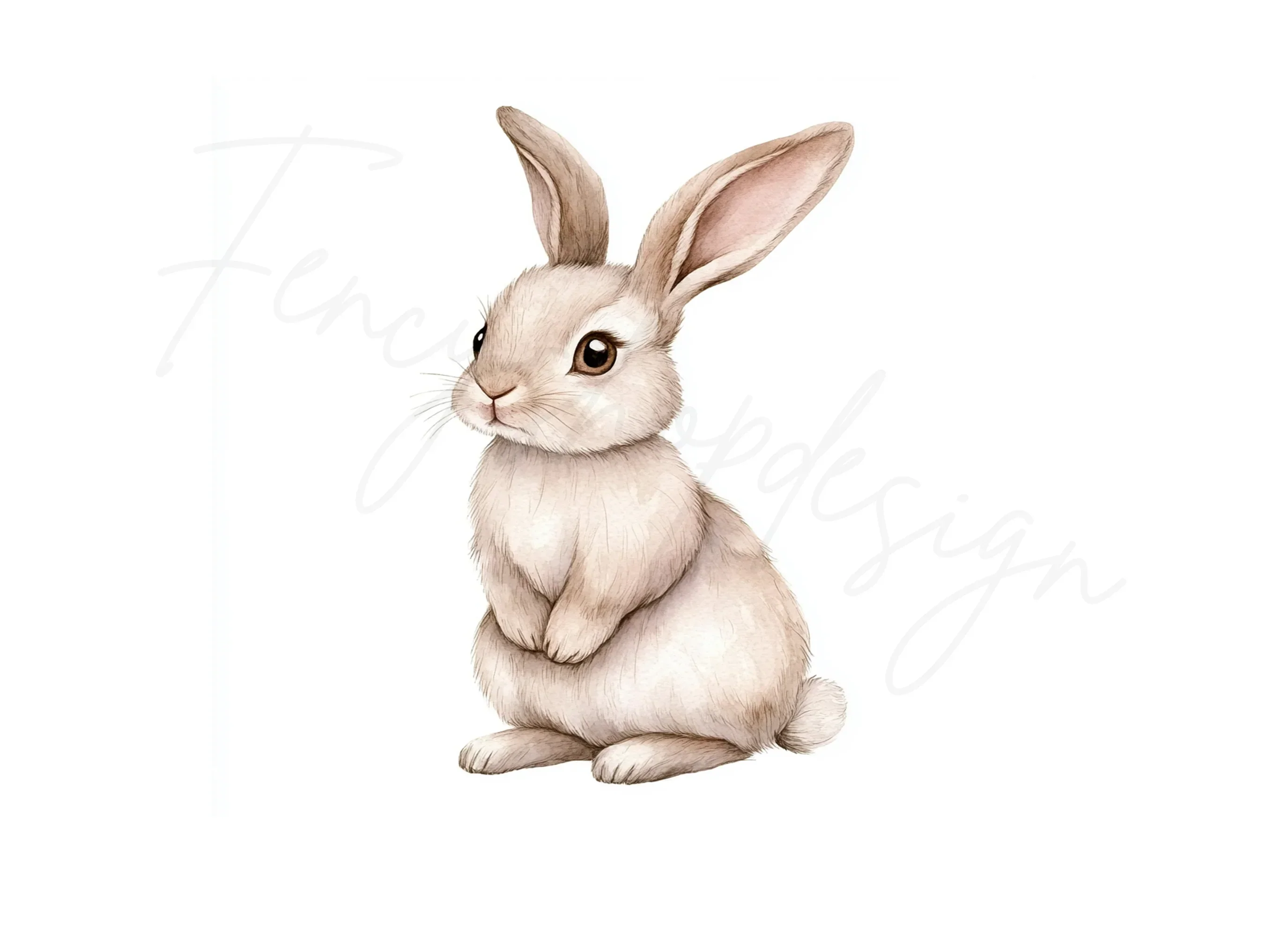 Cute Bunny Clipart Bundle - Image 3