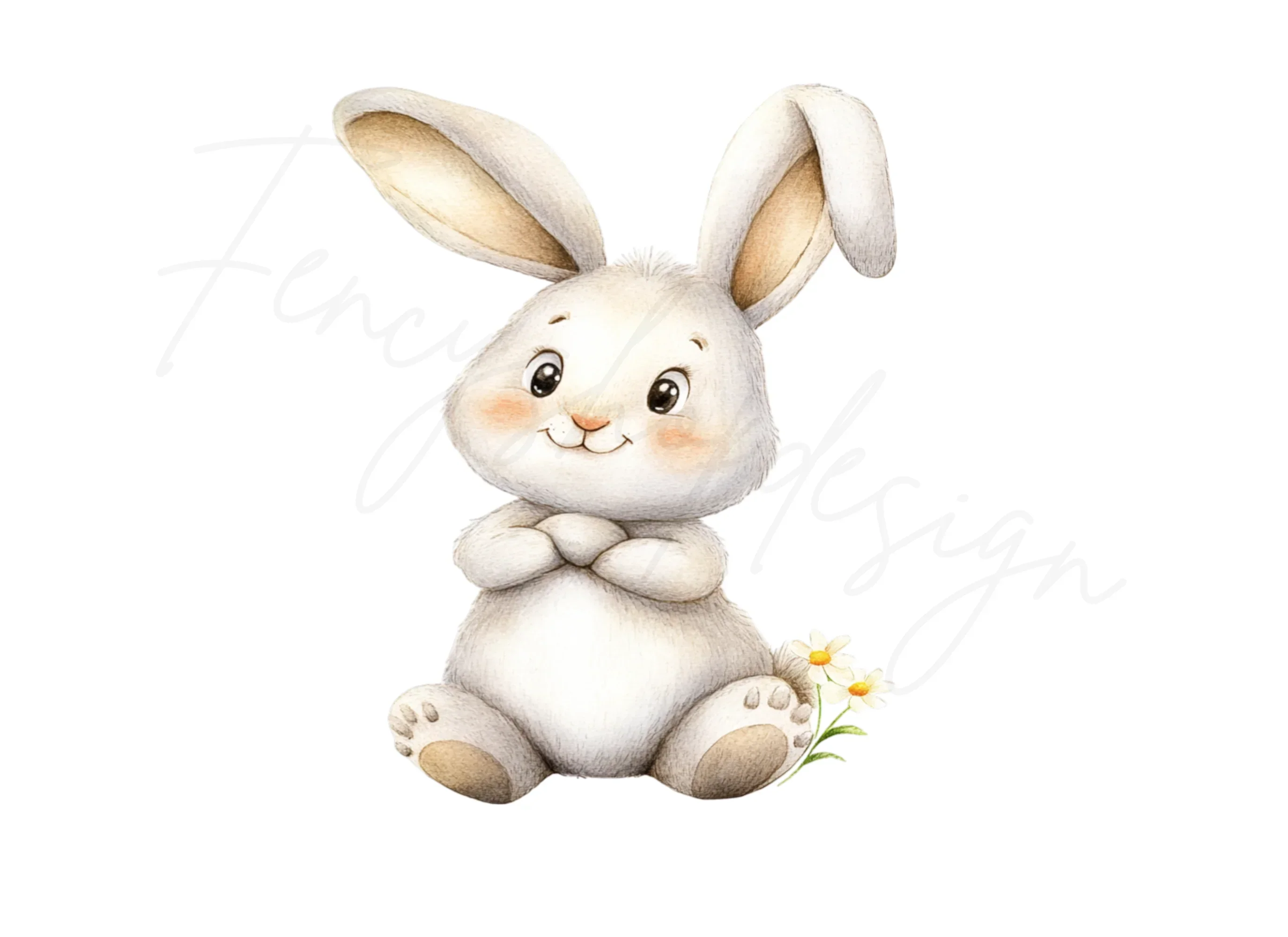 Cute Bunny Clipart Bundle - Image 3