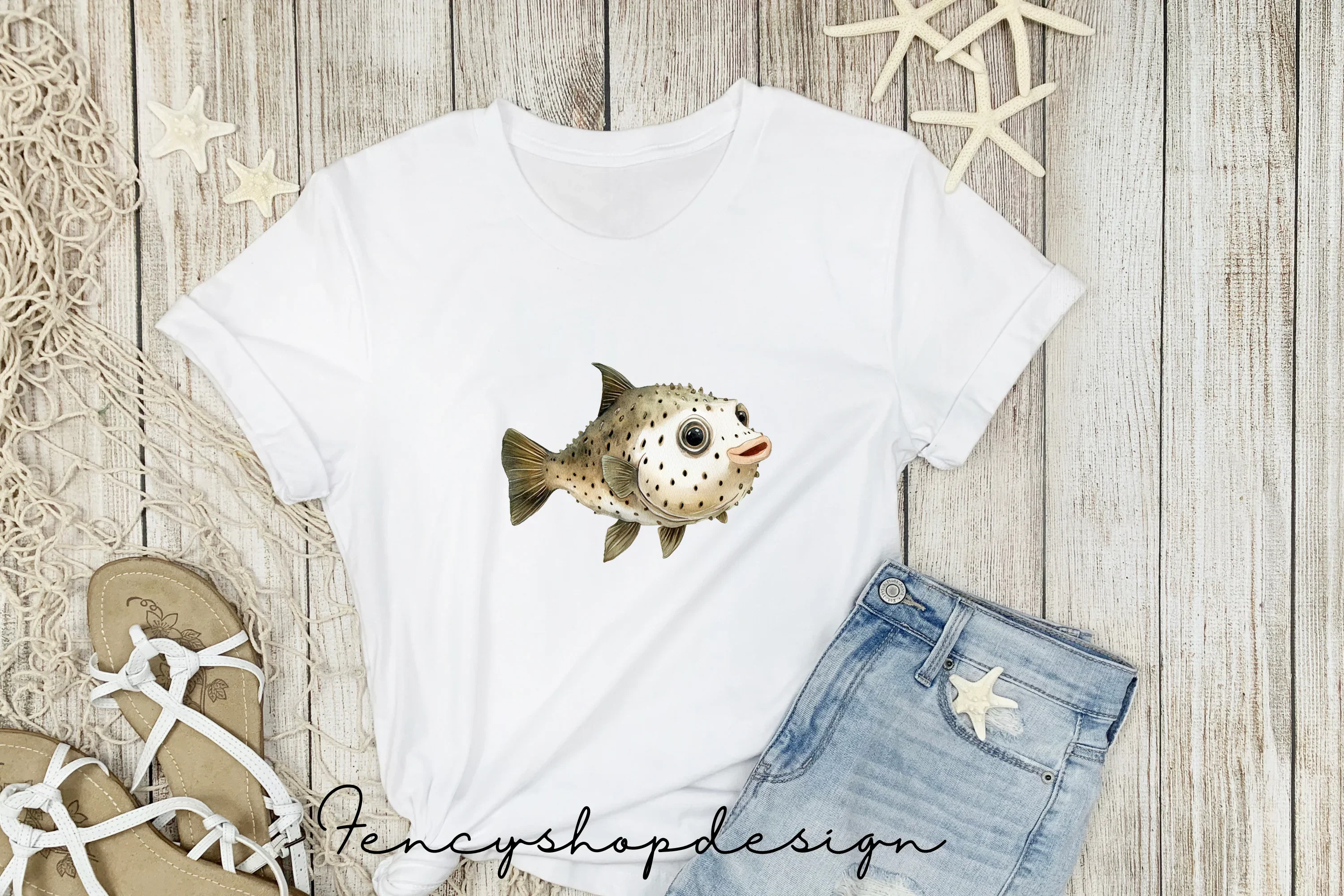 Cute Cartoon Fish Clipart Bundle - Image 3