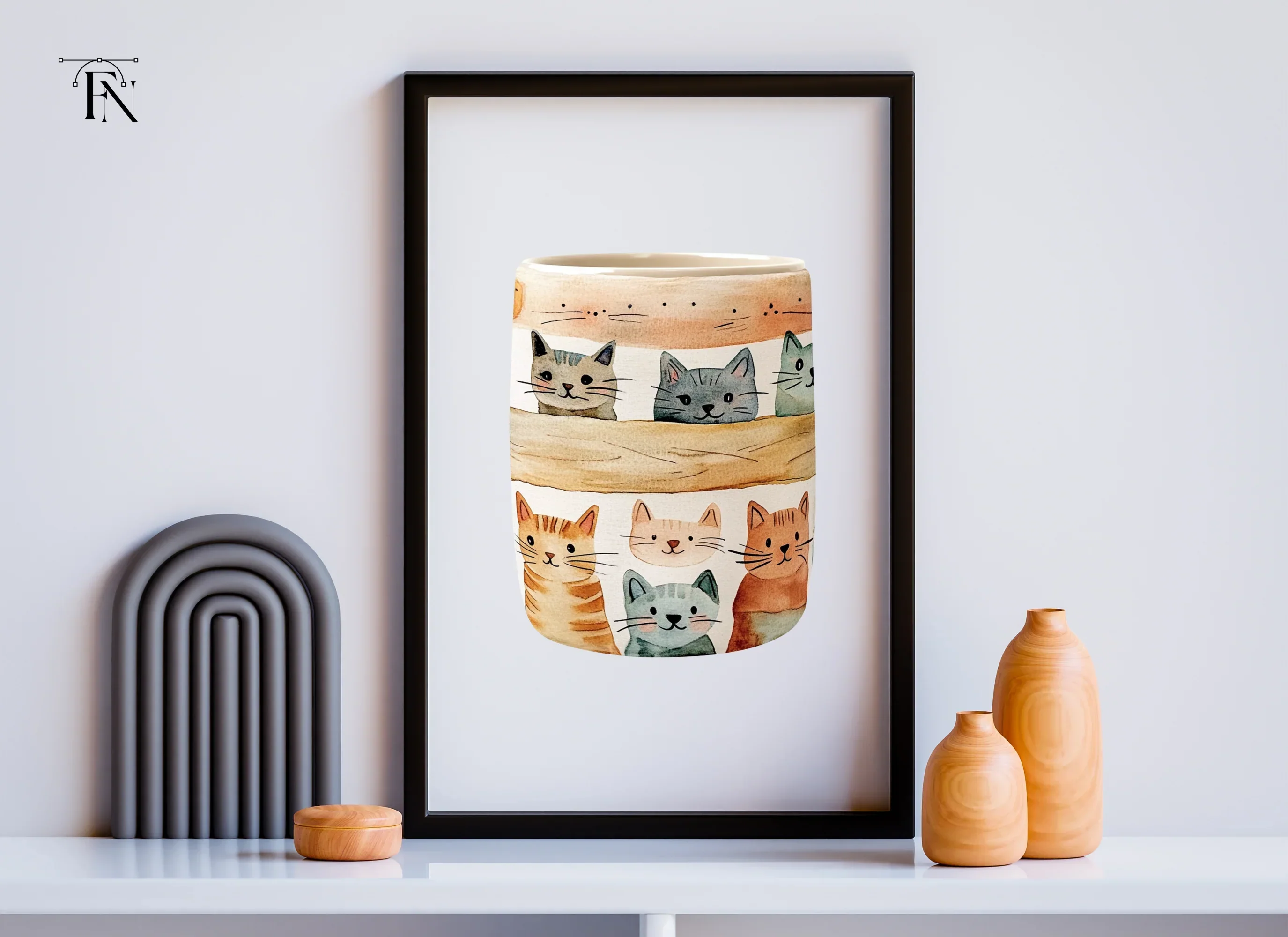Cute Cat Faces Clipart Bundle - Image 4