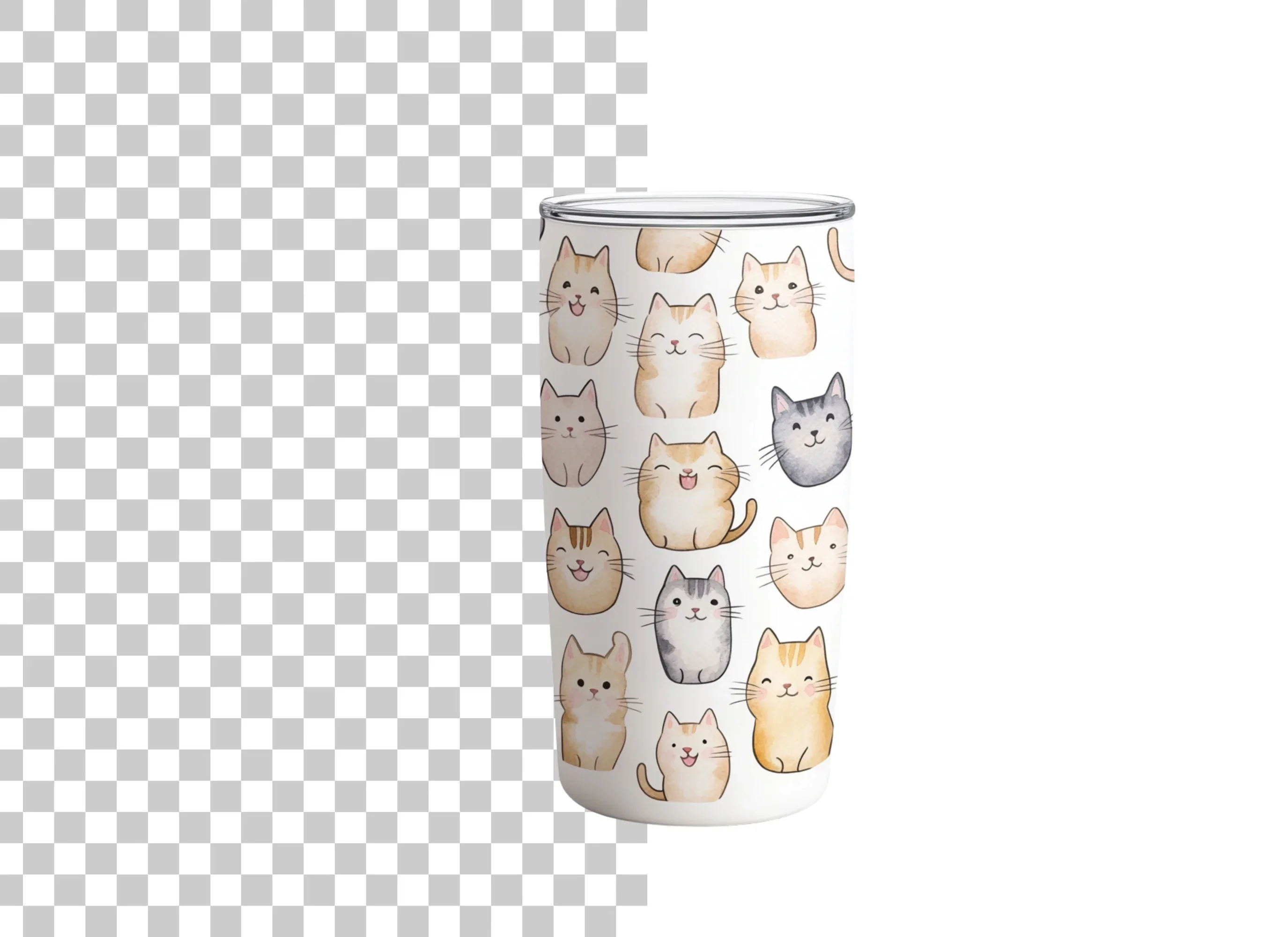 Cute Cat Faces Clipart Bundle - Image 6