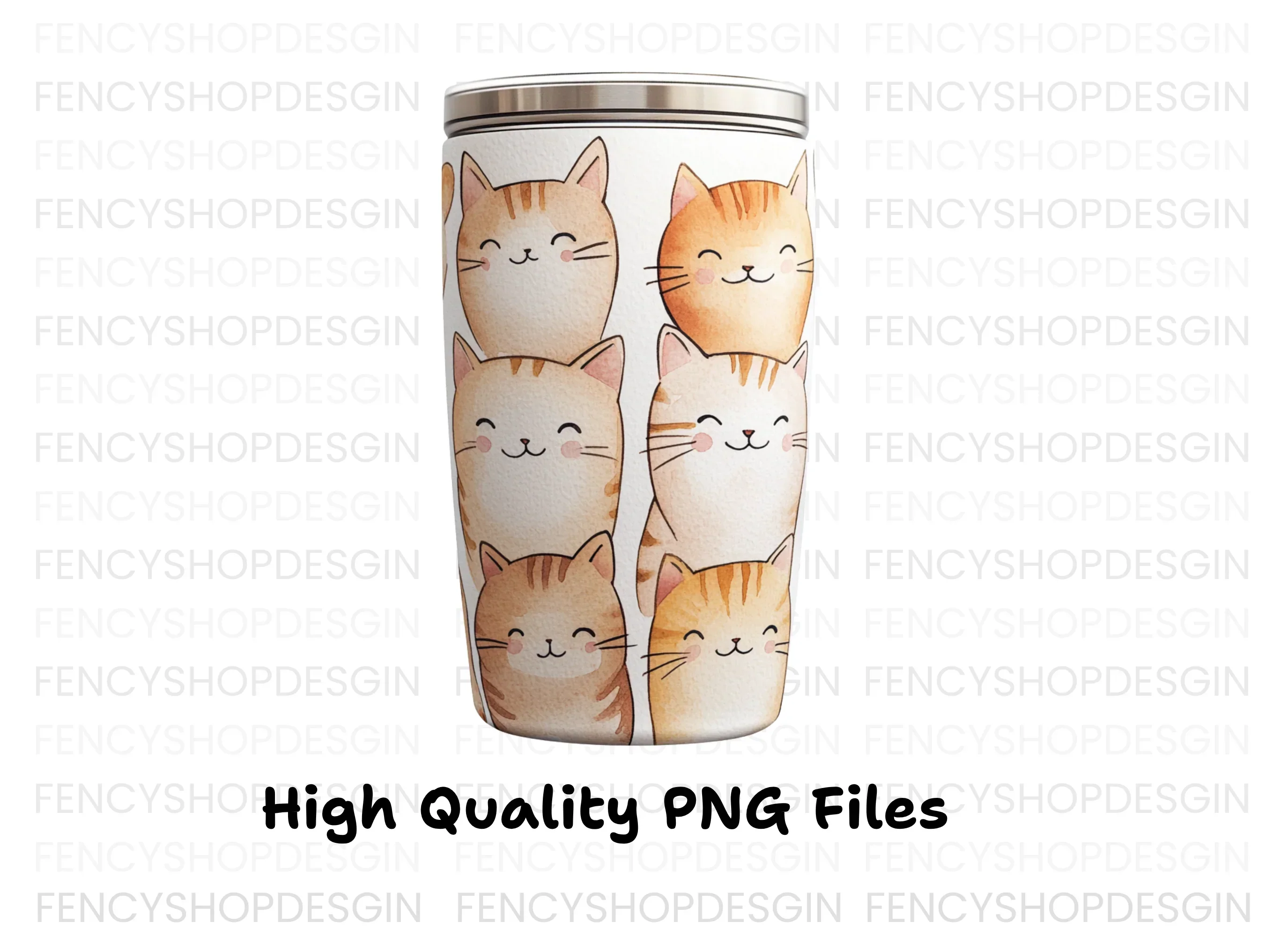 Cute Cat Faces Clipart Bundle - Image 2