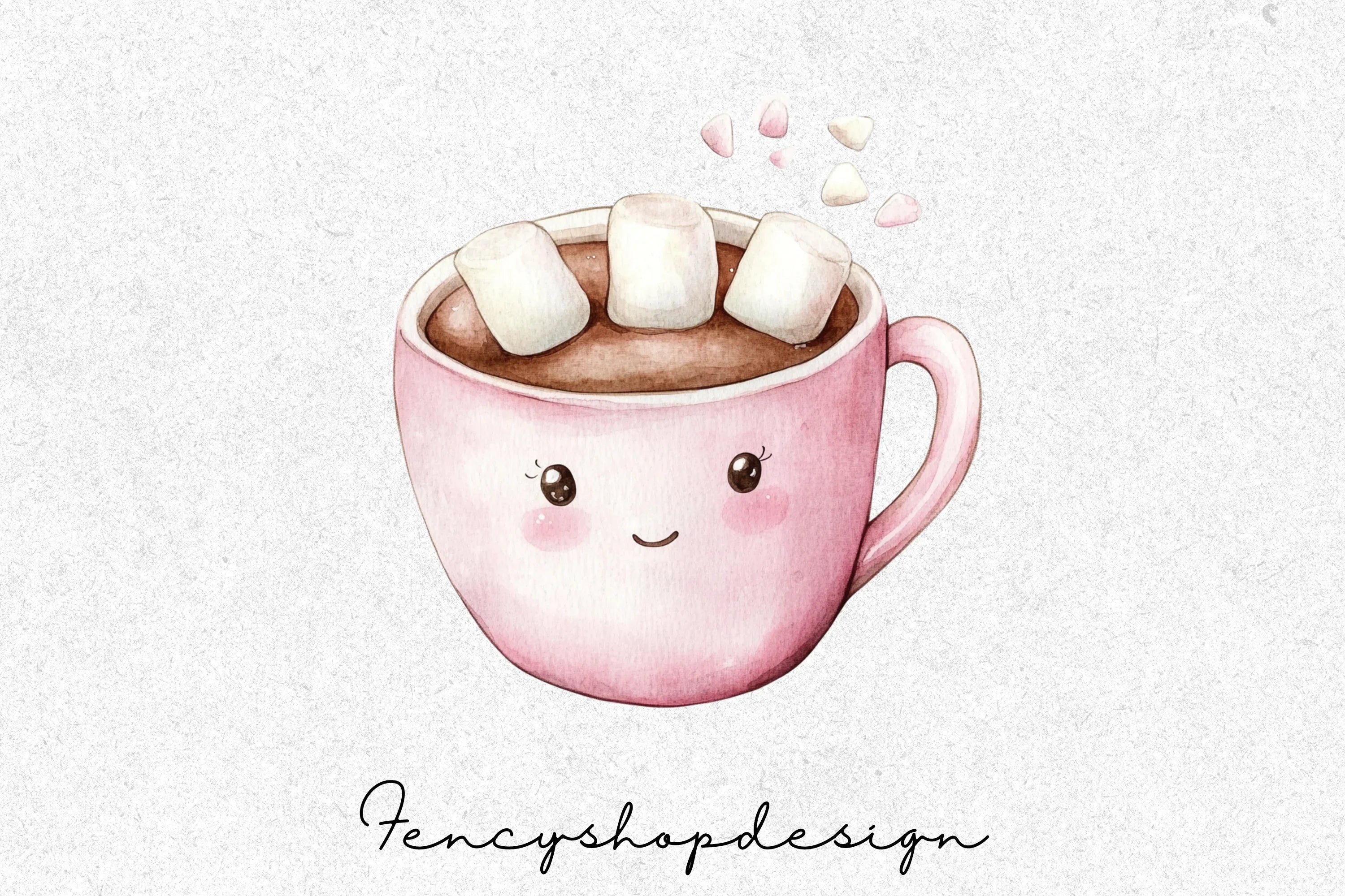 Cute Christmas Mugs Clipart Bundle - Image 4