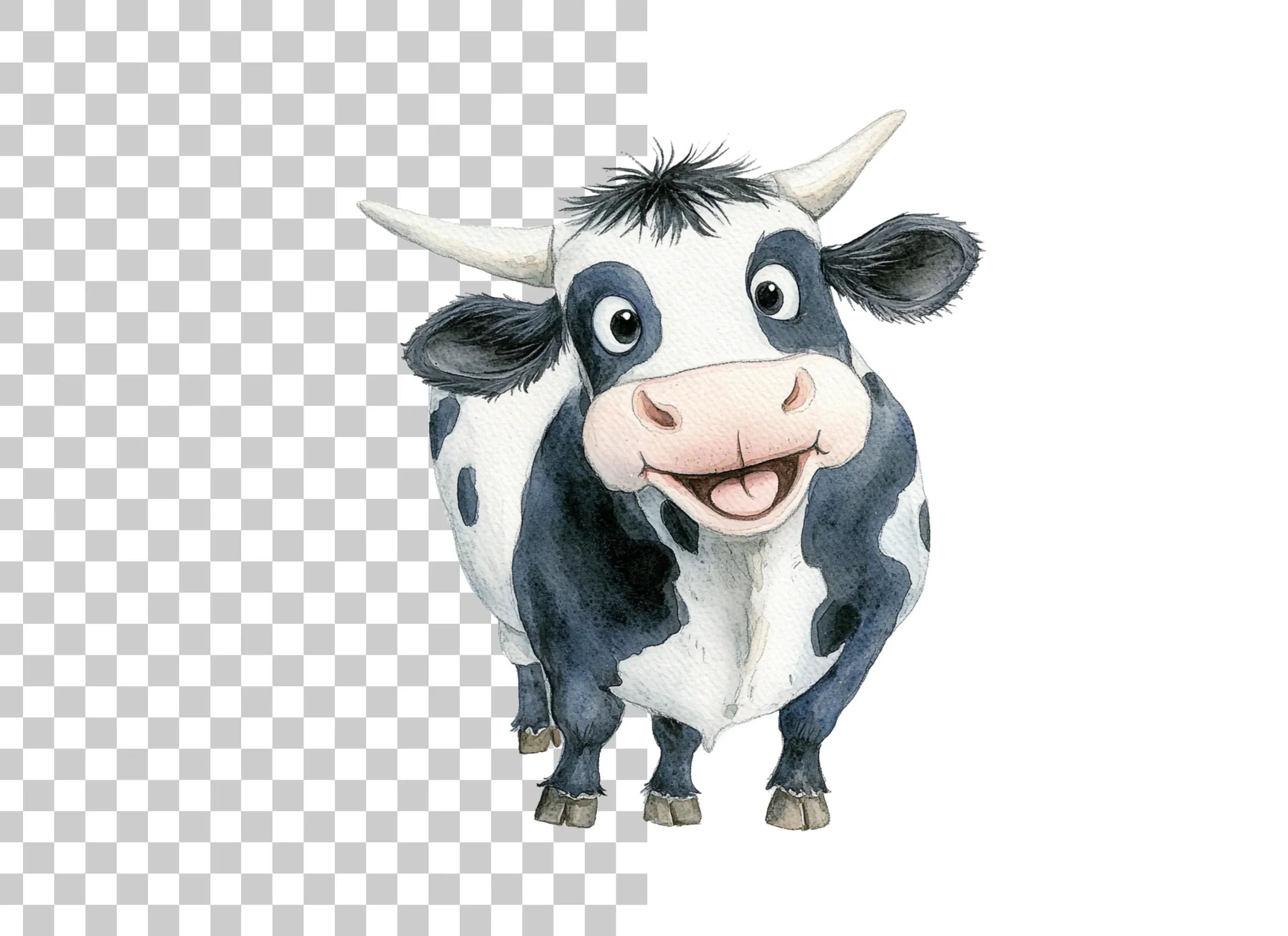 Cute Cow Clipart Bundle - Image 6