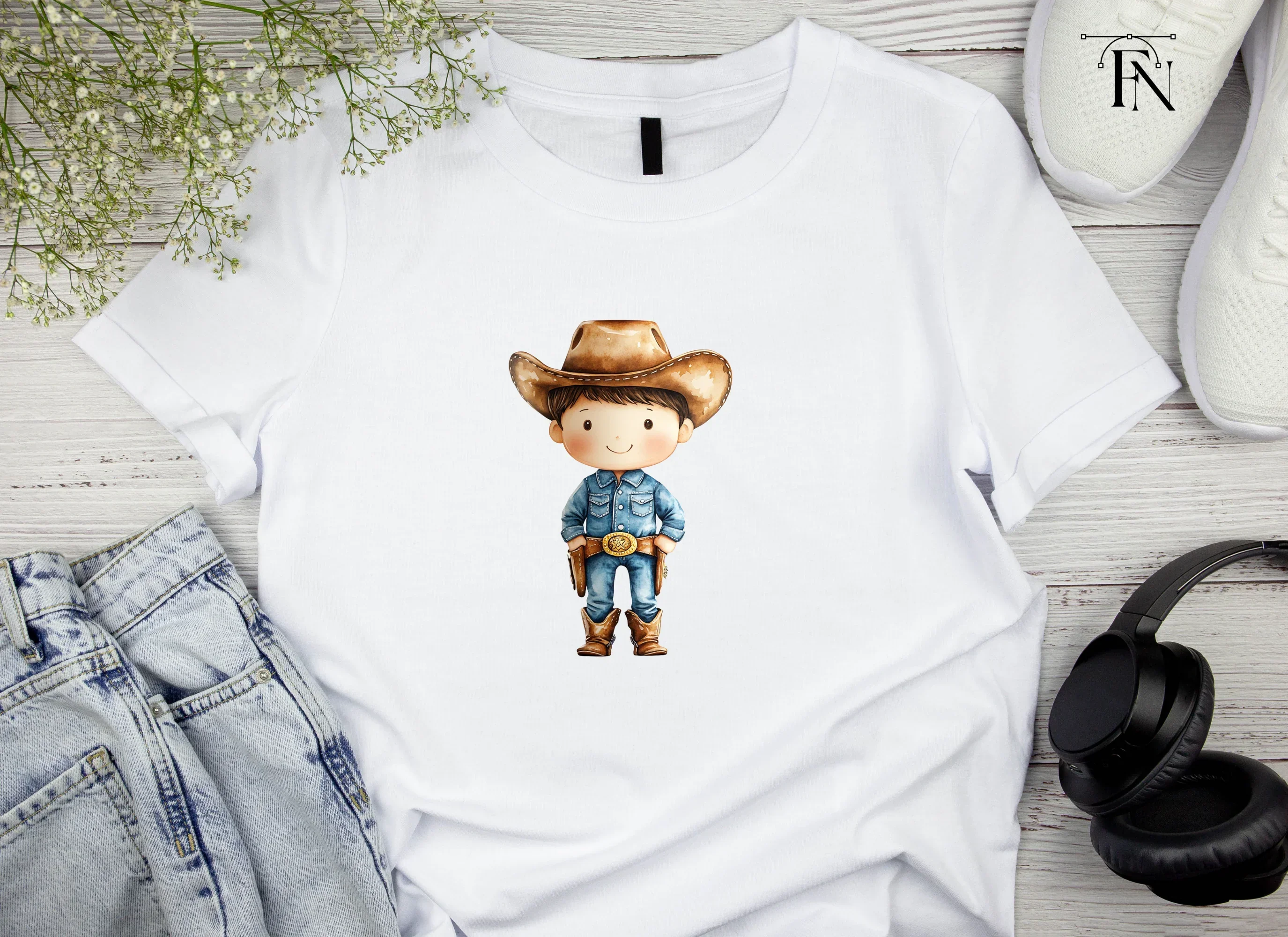Cute Cowboy Clipart Bundle - Image 4
