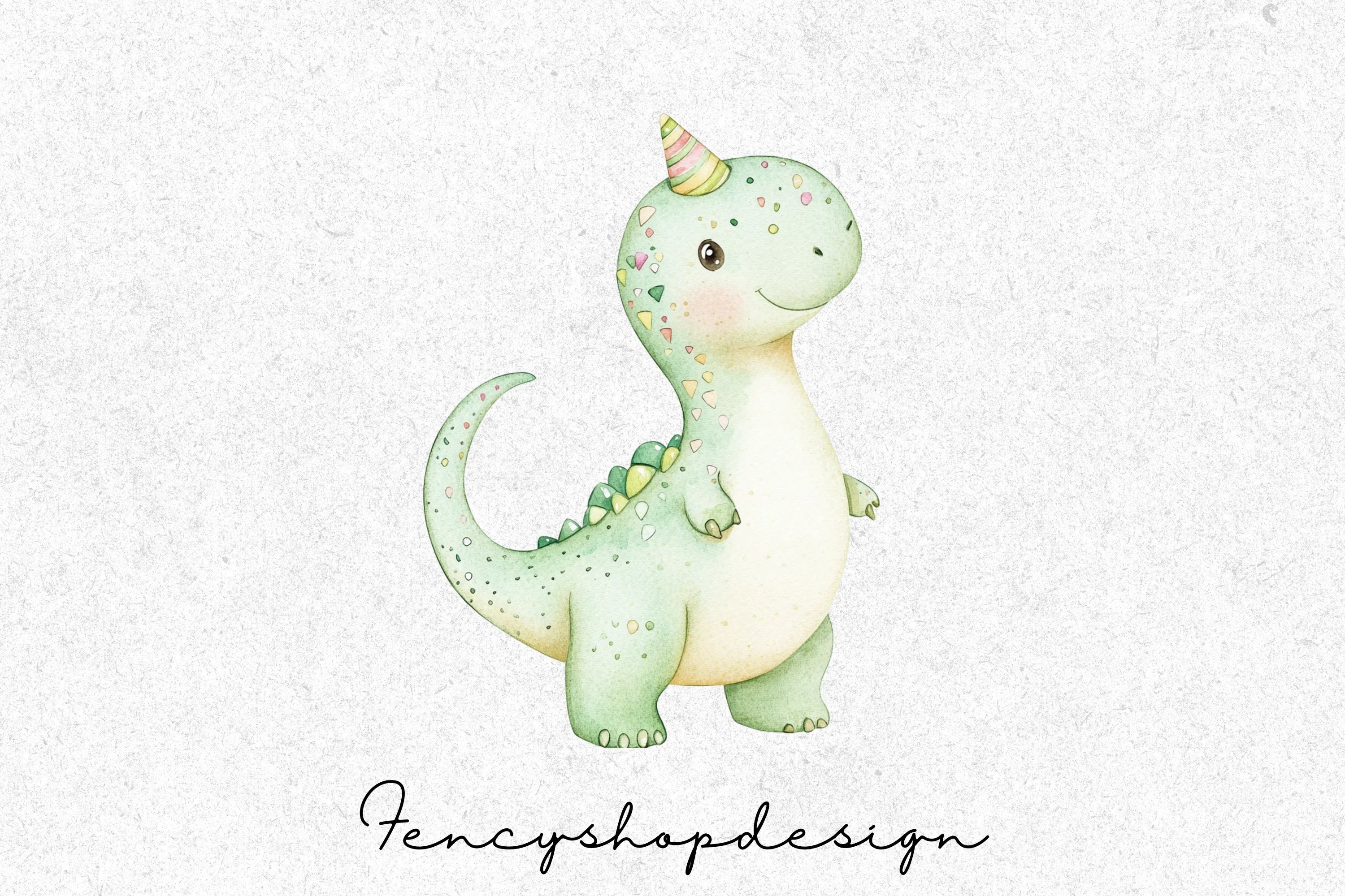 Cute Dinosaur Clipart Bundle - Image 7