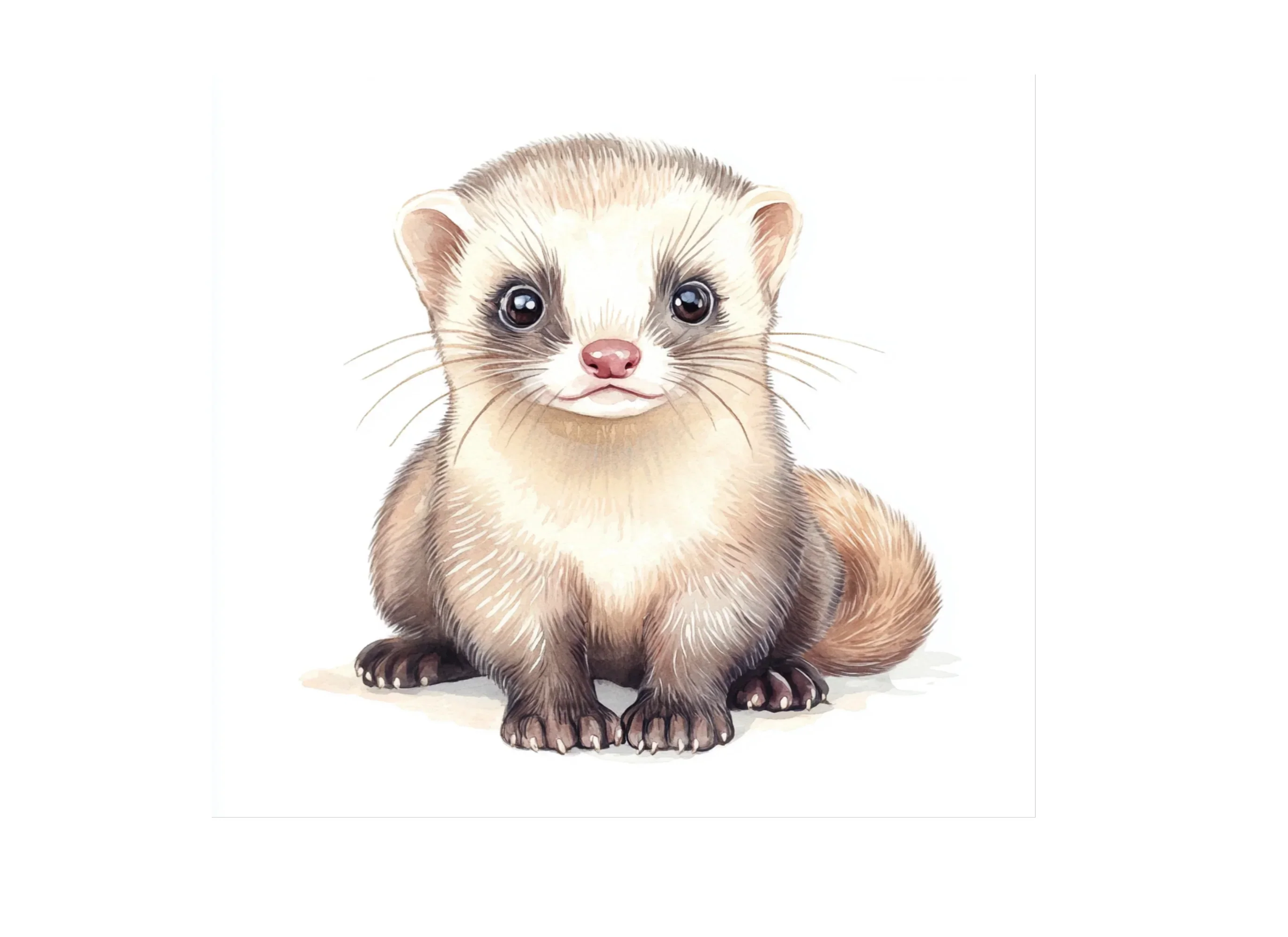 Cute Ferret Clipart Bundle - Image 2