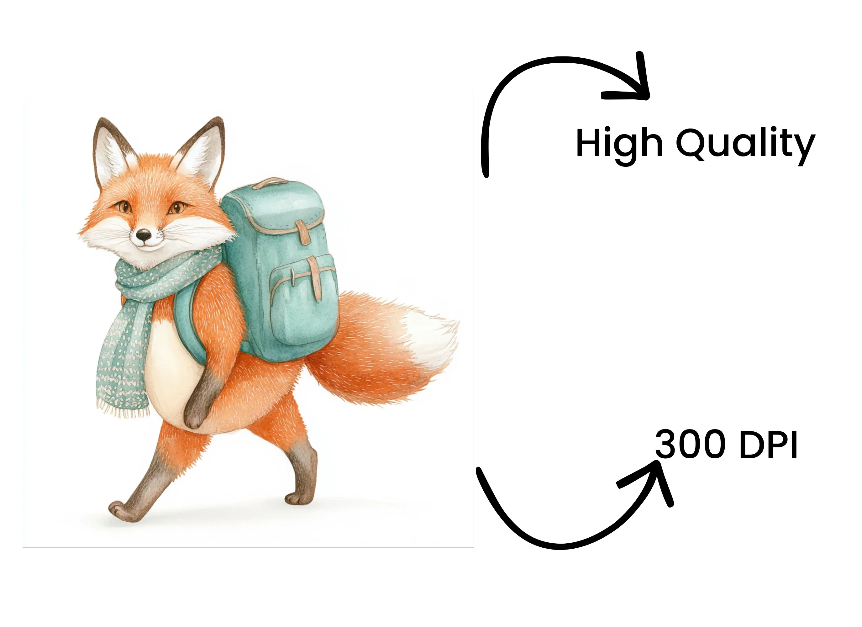 Cute Fox Adventurer Clipart Bundle - Image 4