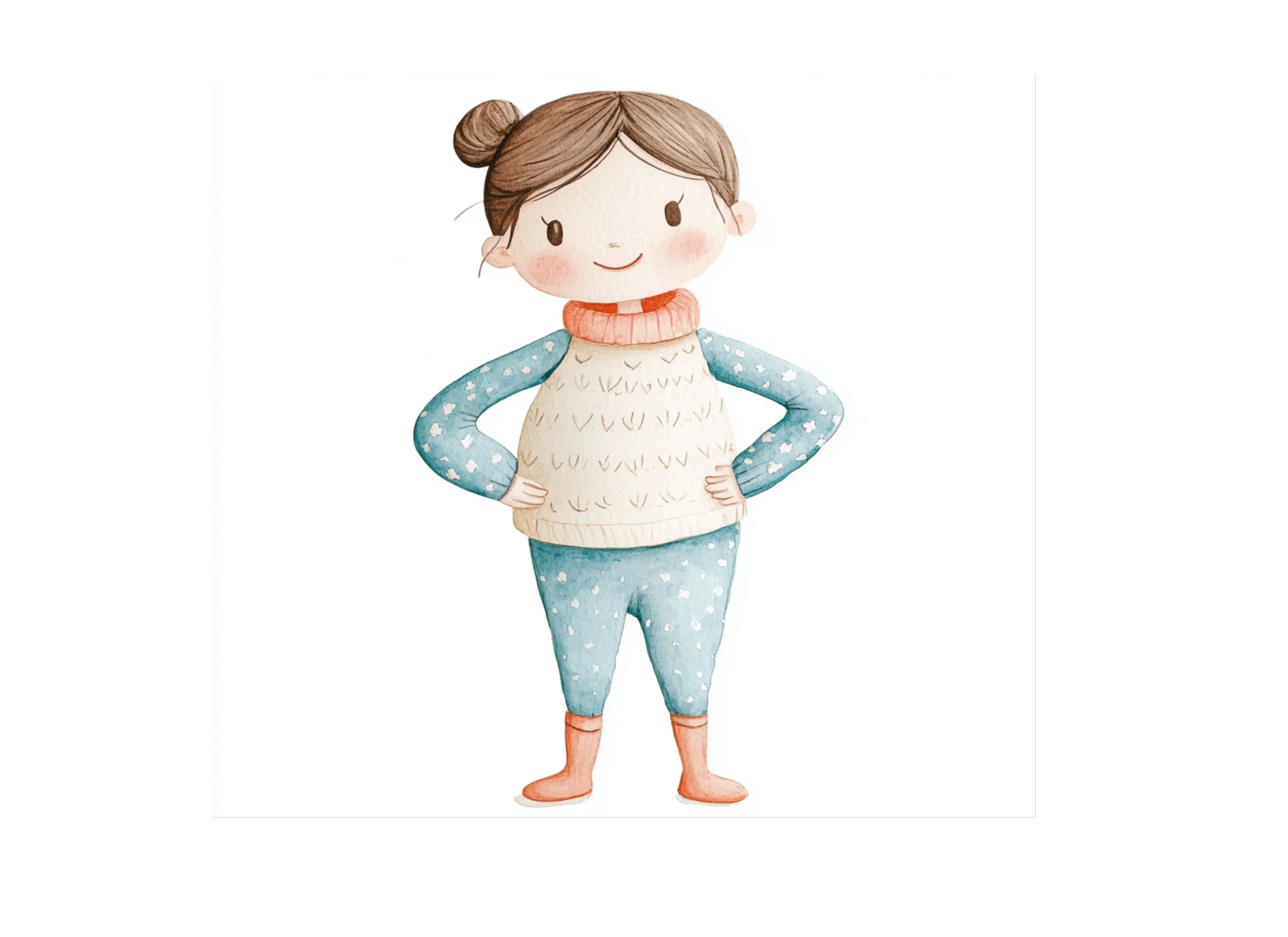 Cute Girls Clipart Bundle - Image 3