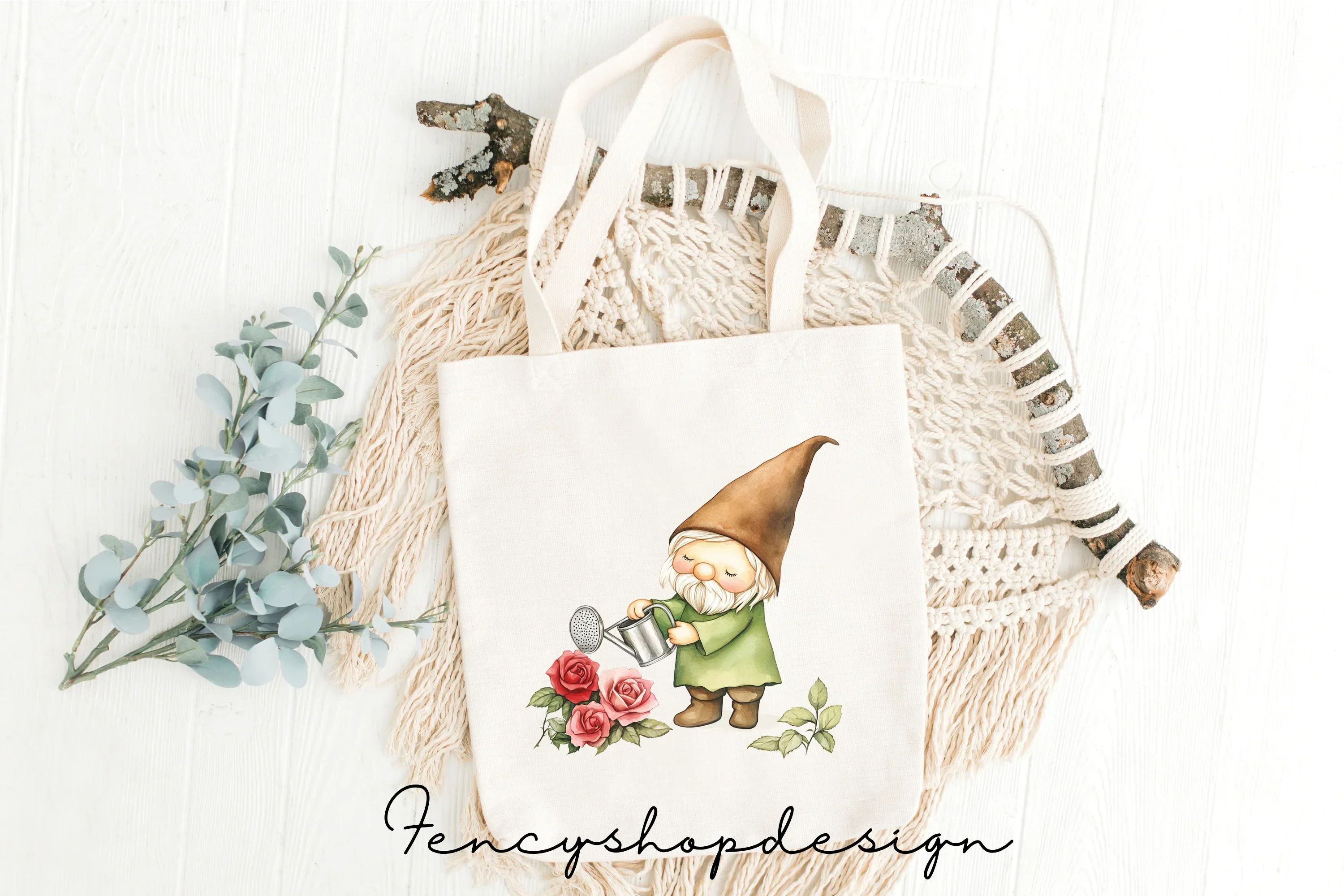 Cute Gnomes Clipart Bundle - Image 6