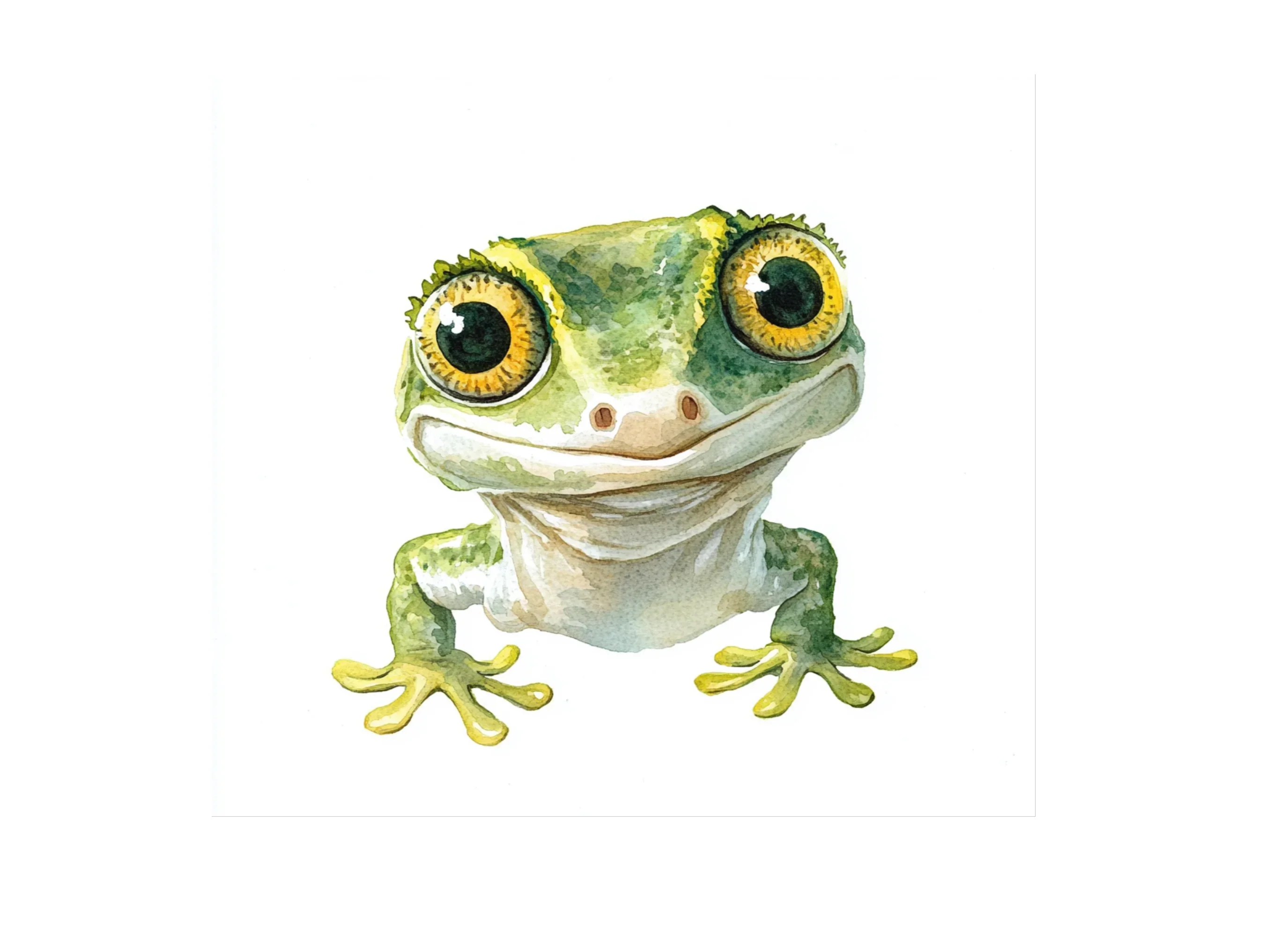 Cute Green Gecko Clipart Bundle - Image 2