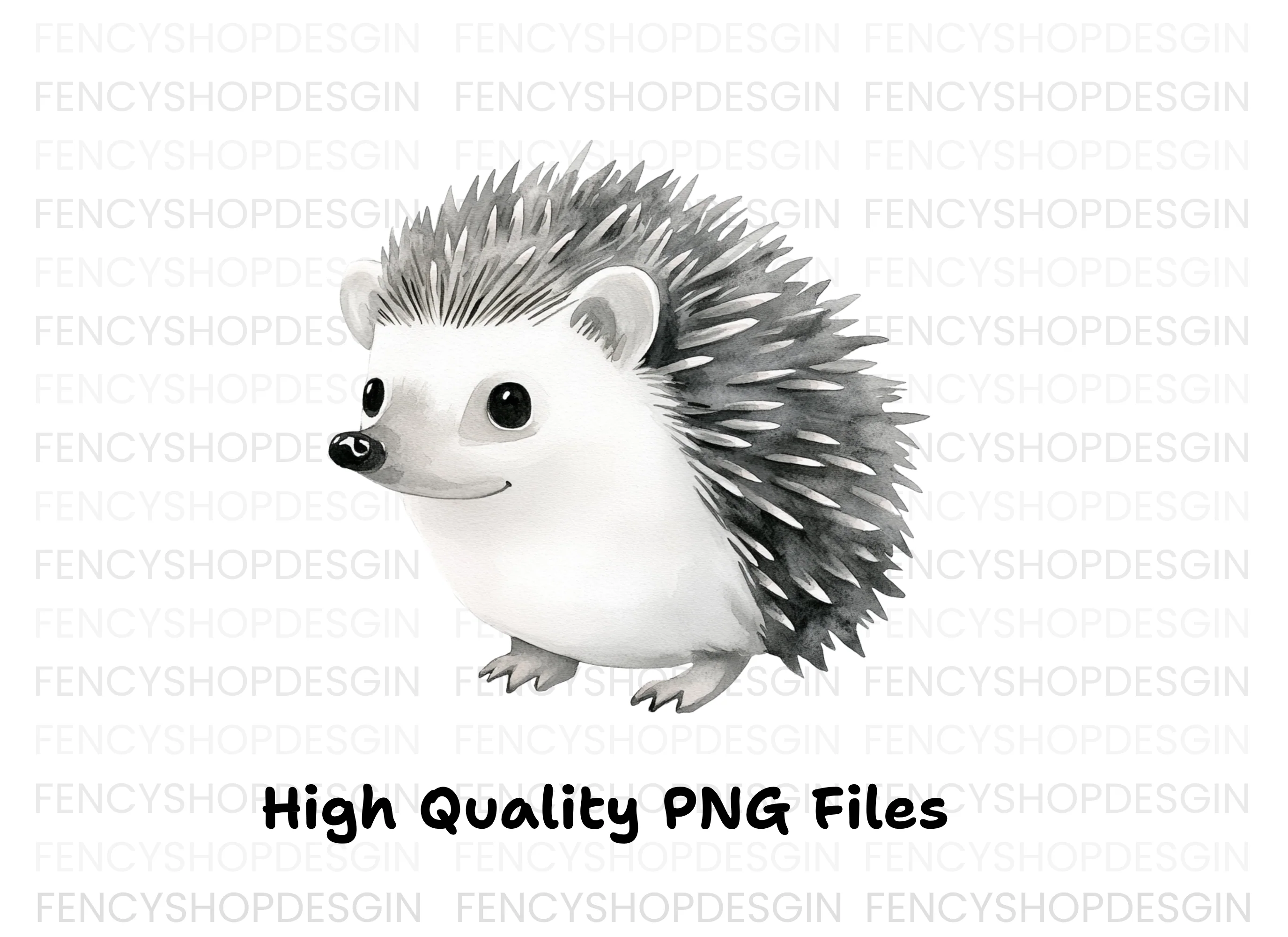 Cute Hedgehog Clipart Bundle - Image 3