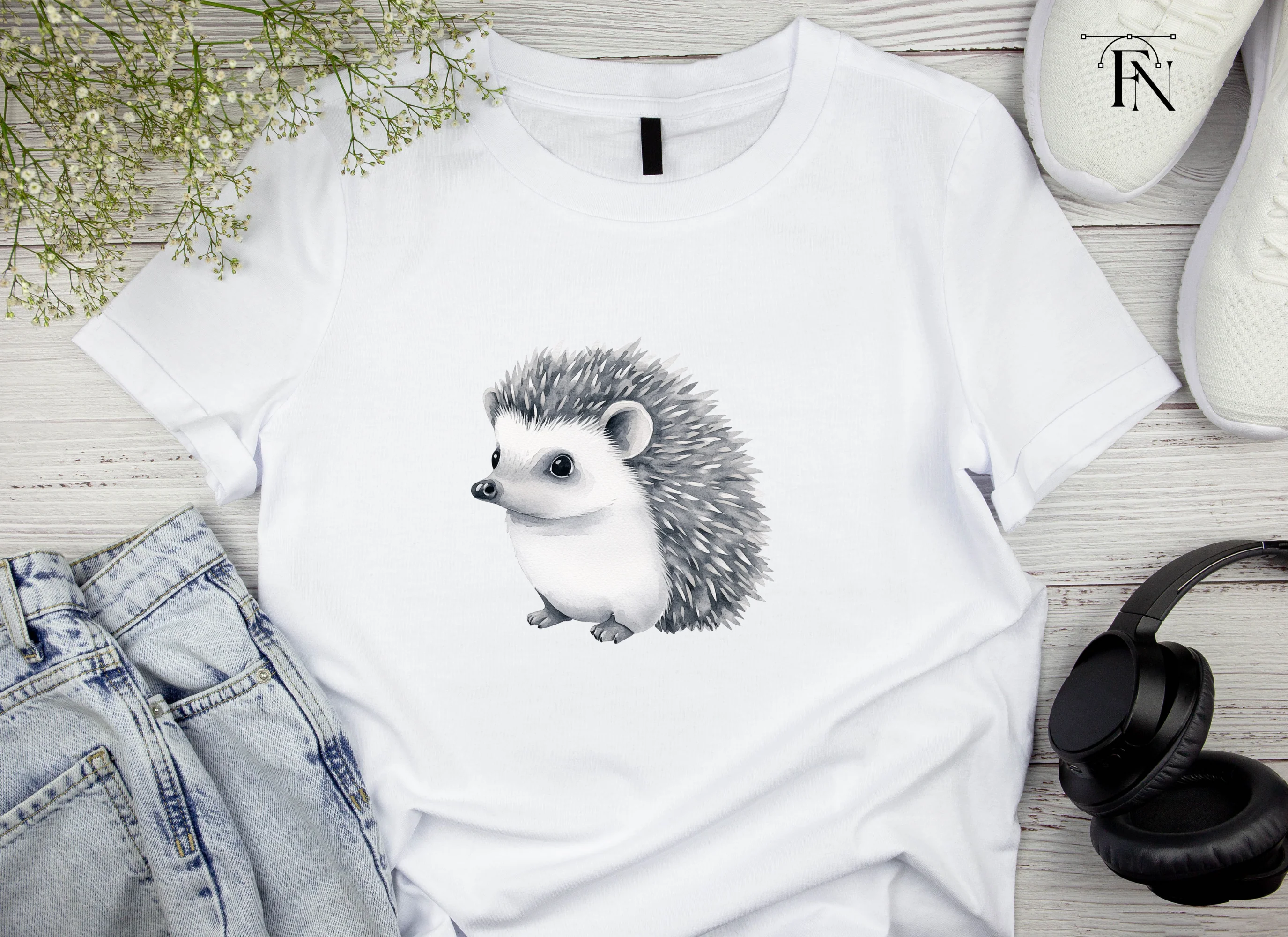 Cute Hedgehog Clipart Bundle - Image 4