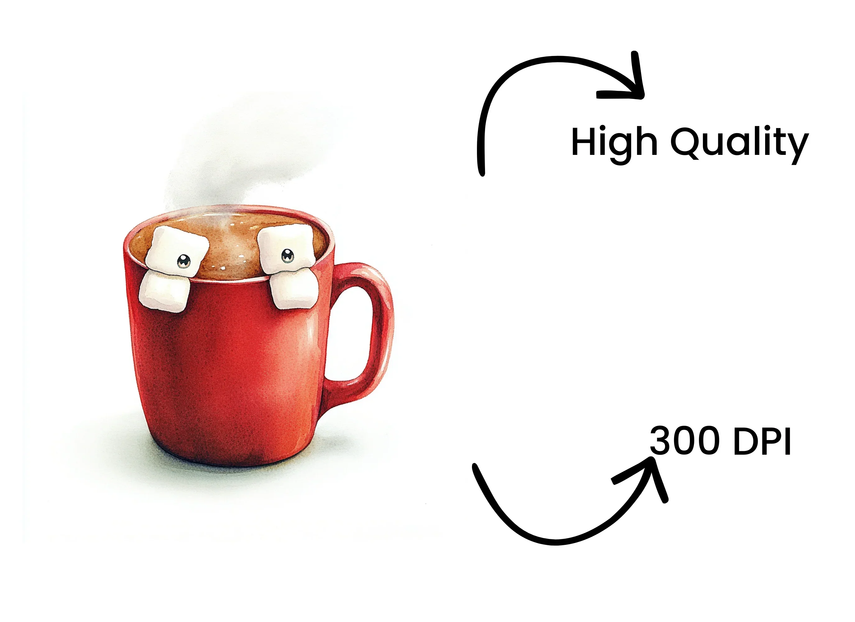 Cute Hot Chocolate Mugs Clipart Bundle - Image 4