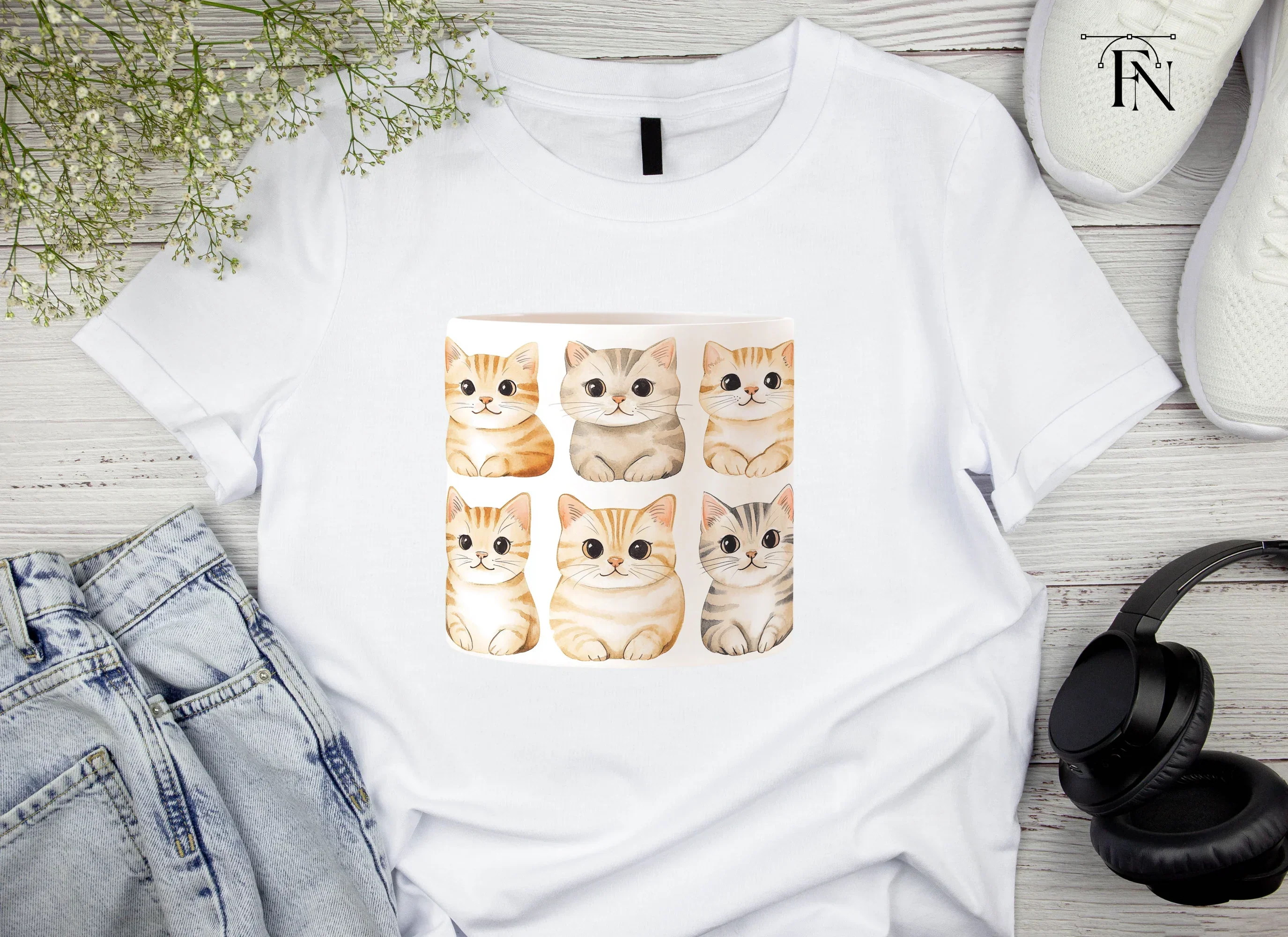 Cute Kitten Clipart Bundle - Image 6