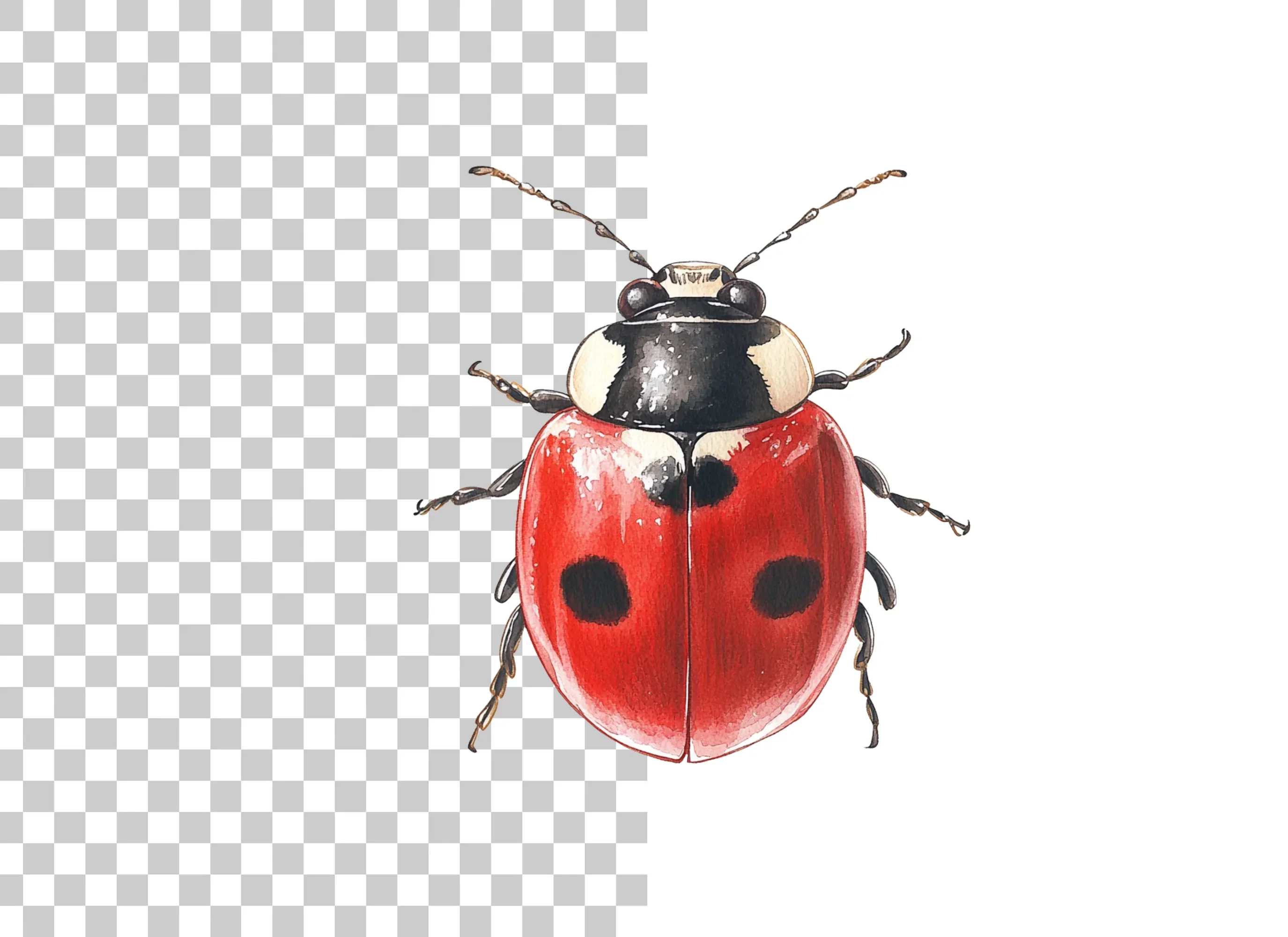 Cute Ladybug Clipart Bundle - Image 2