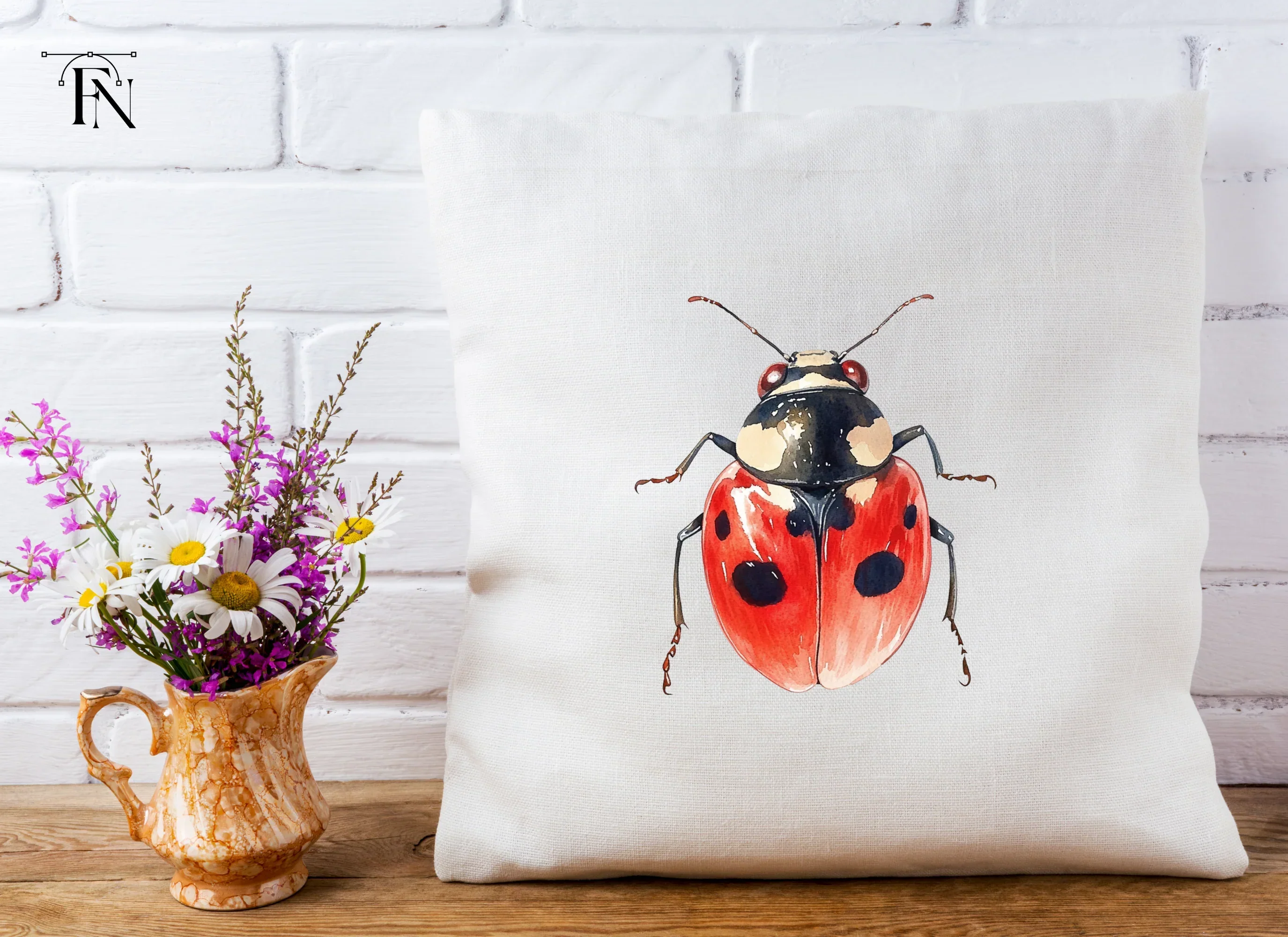 Cute Ladybug Clipart Bundle - Image 5