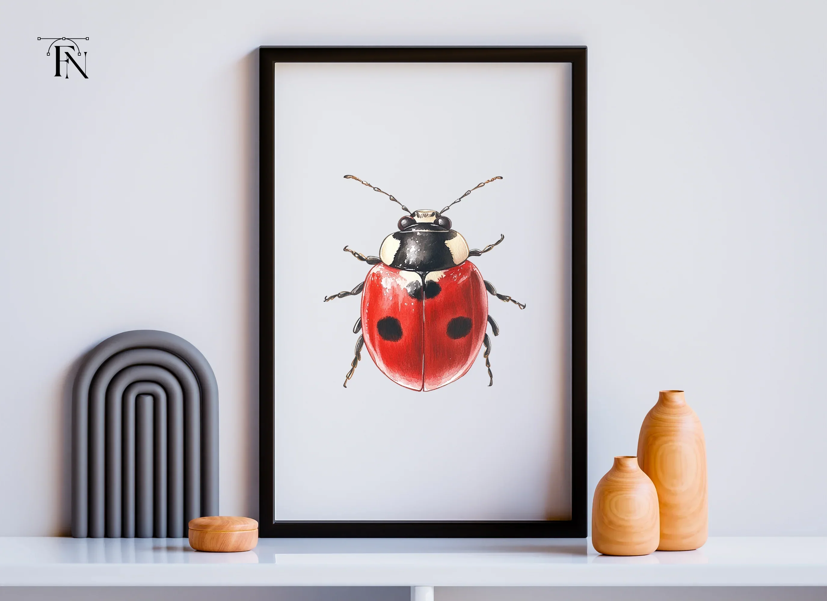 Cute Ladybug Clipart Bundle - Image 6